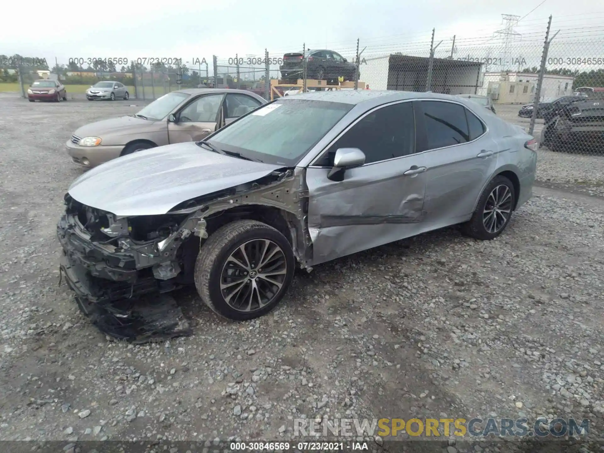 2 Photograph of a damaged car 4T1B11HK7KU690886 TOYOTA CAMRY 2019