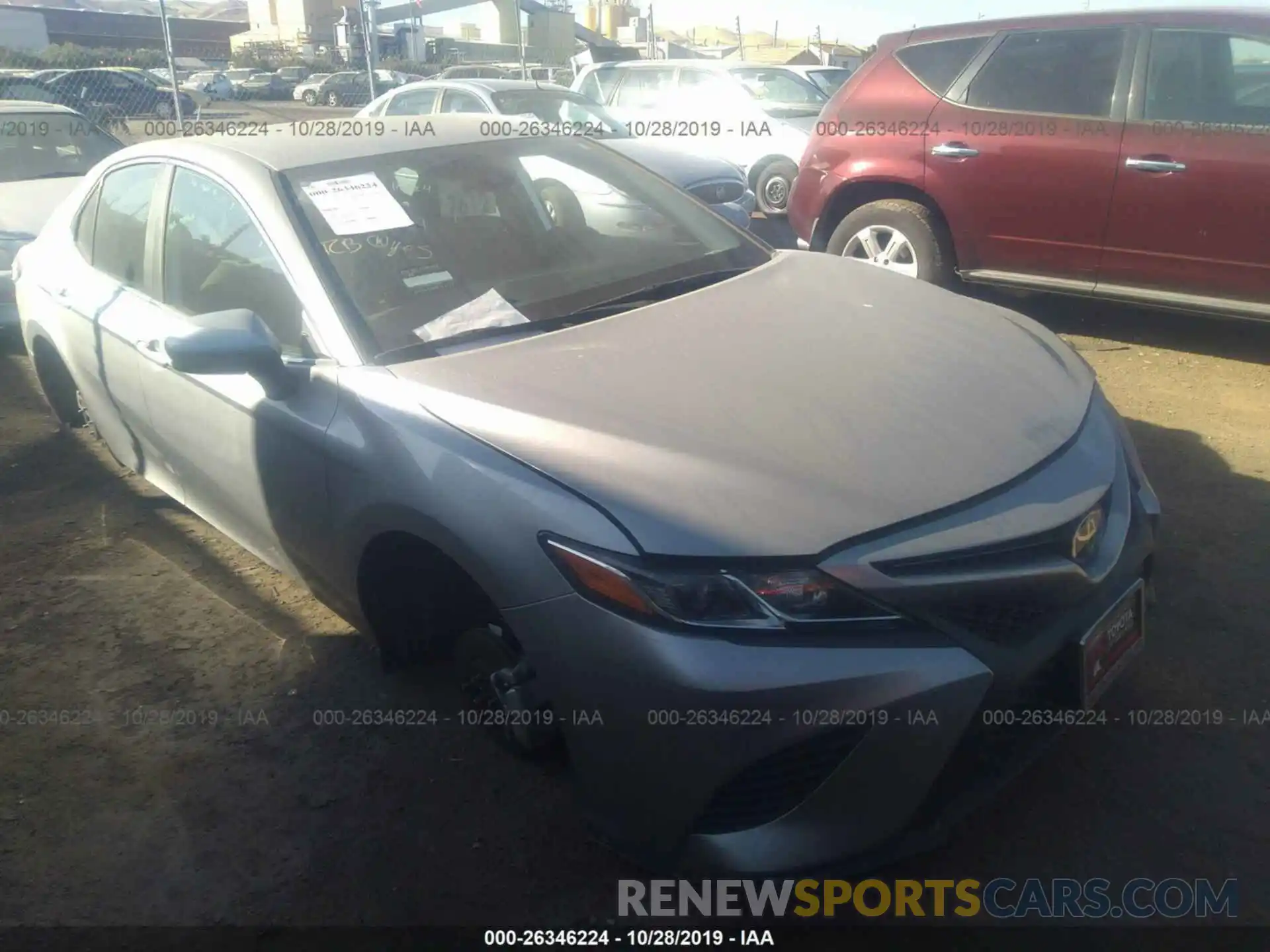 1 Photograph of a damaged car 4T1B11HK7KU691102 TOYOTA CAMRY 2019