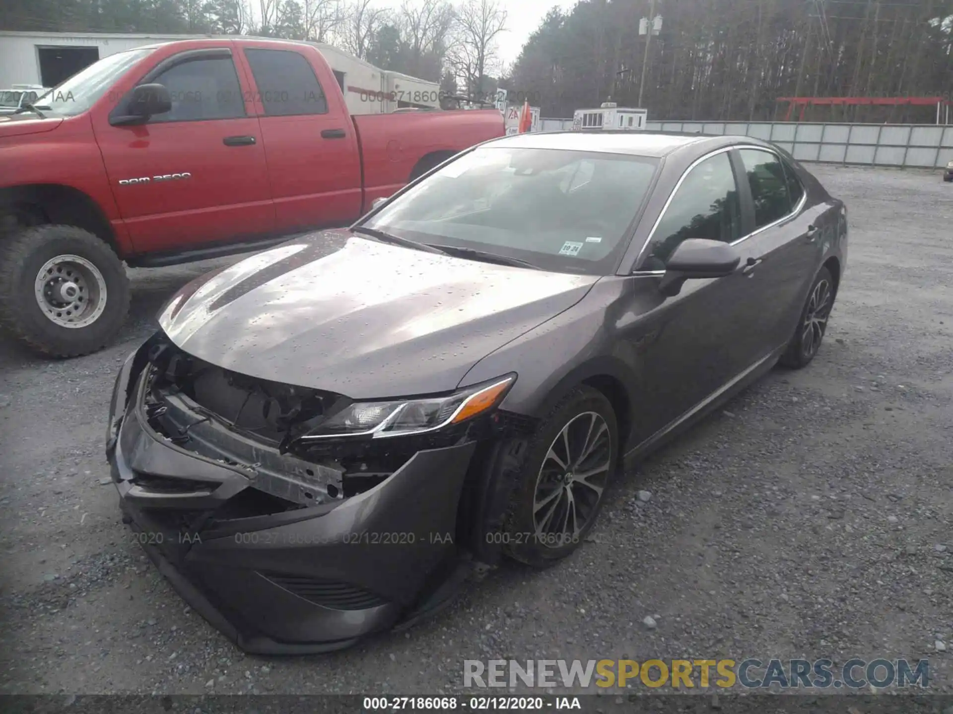 2 Photograph of a damaged car 4T1B11HK7KU691231 TOYOTA CAMRY 2019