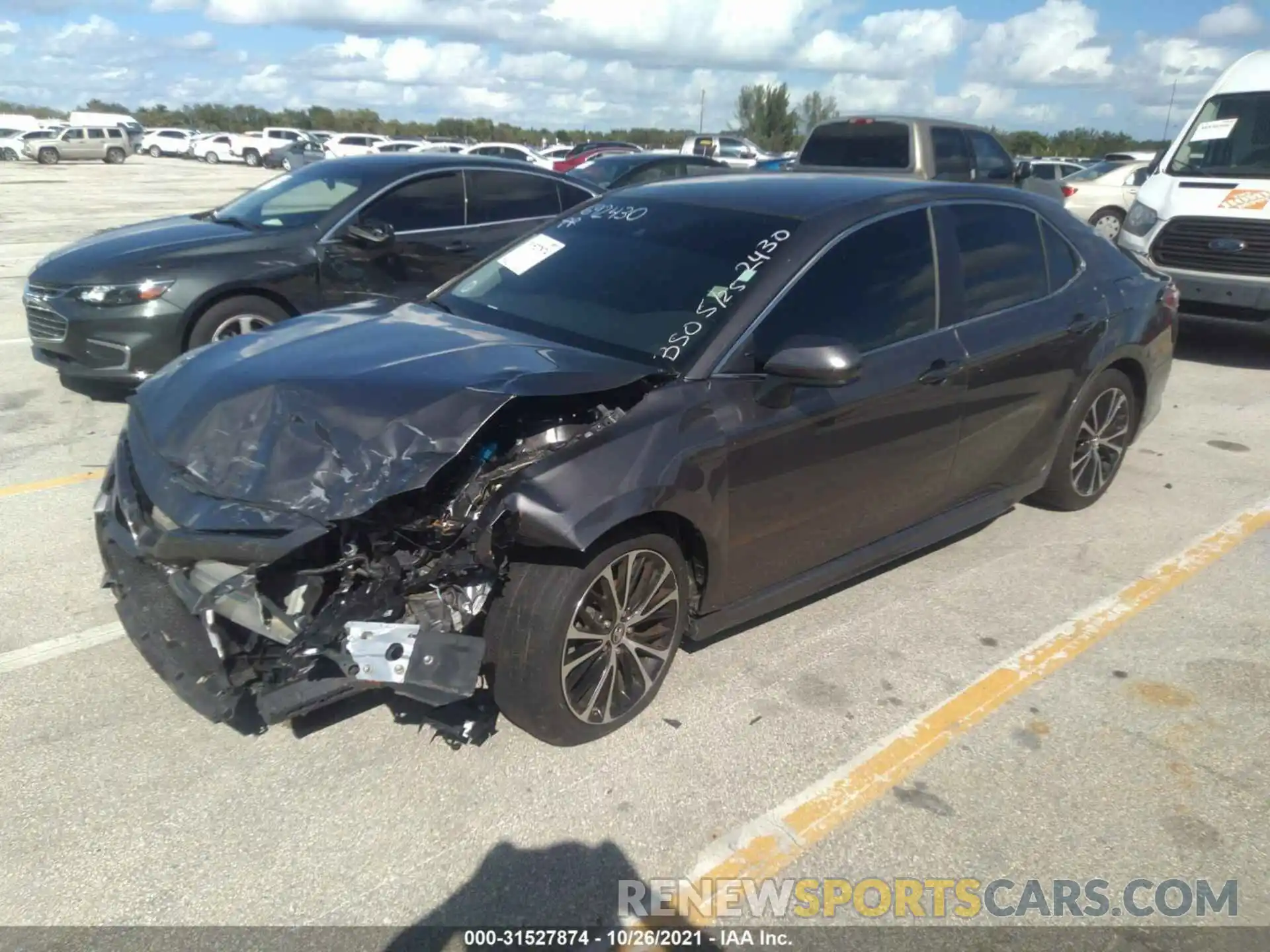 2 Photograph of a damaged car 4T1B11HK7KU692430 TOYOTA CAMRY 2019