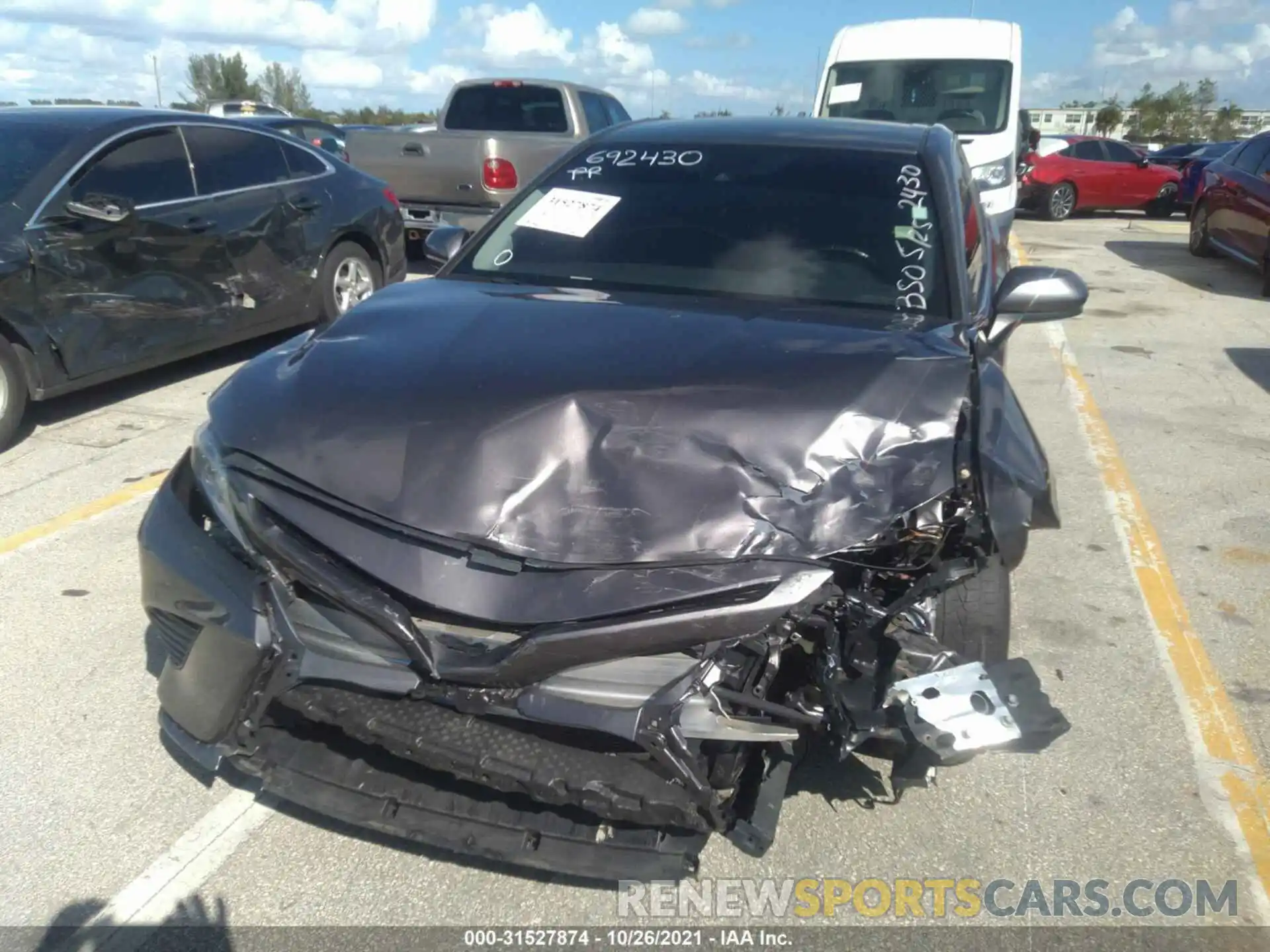 6 Photograph of a damaged car 4T1B11HK7KU692430 TOYOTA CAMRY 2019