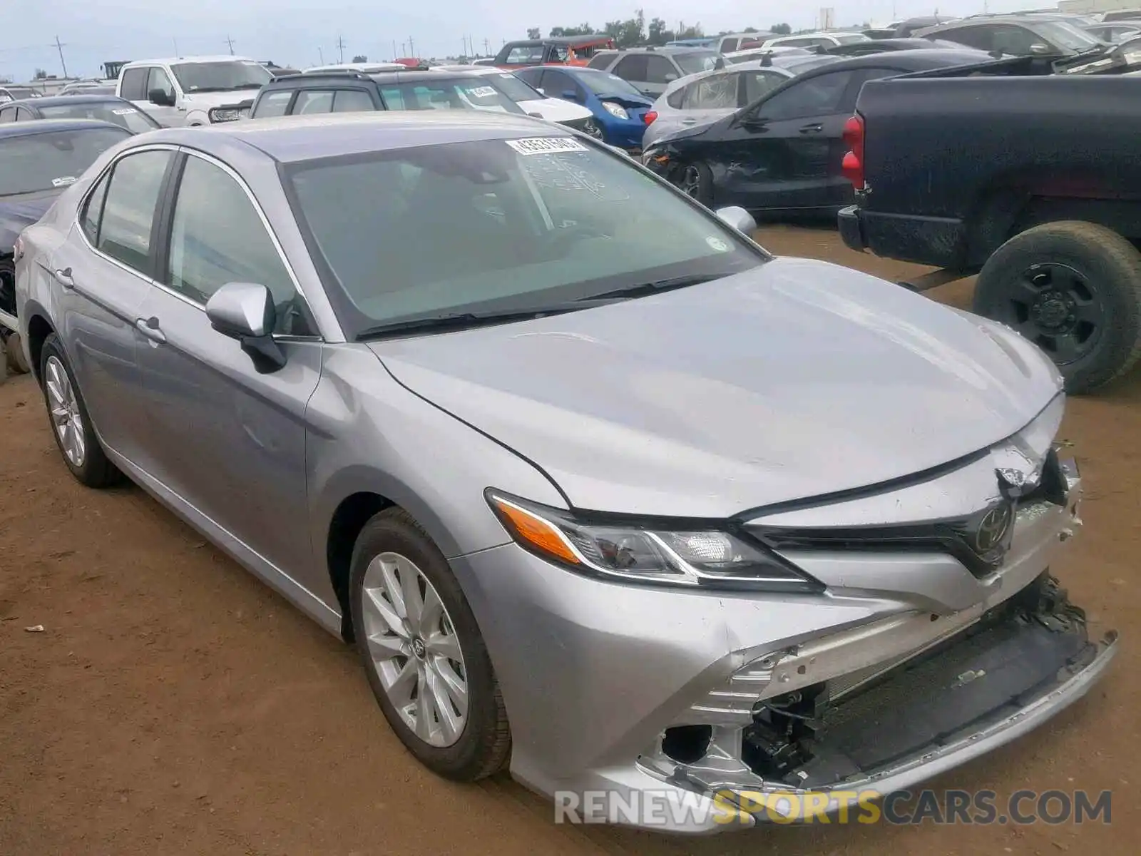 1 Photograph of a damaged car 4T1B11HK7KU693044 TOYOTA CAMRY 2019