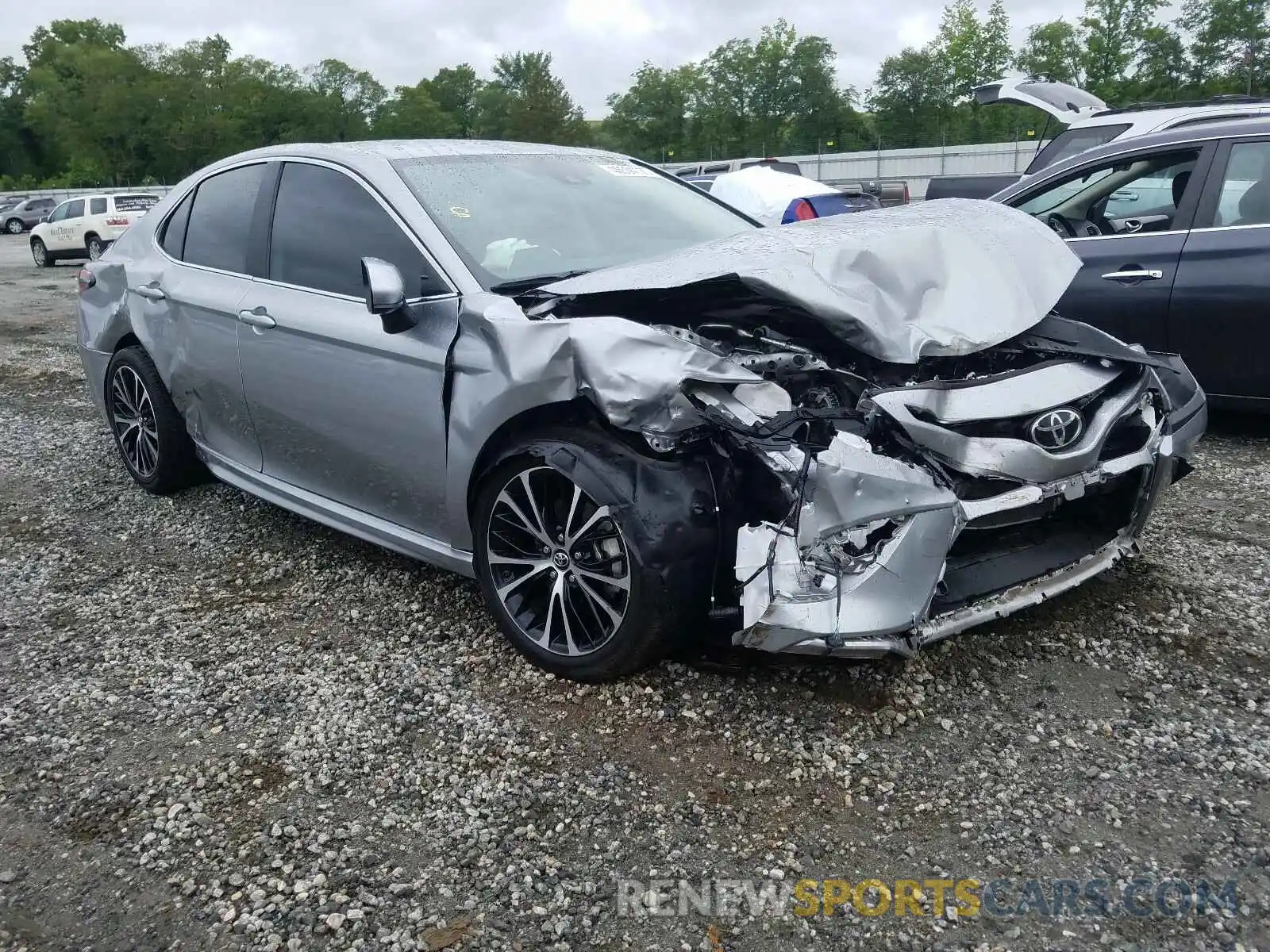 1 Photograph of a damaged car 4T1B11HK7KU694906 TOYOTA CAMRY 2019