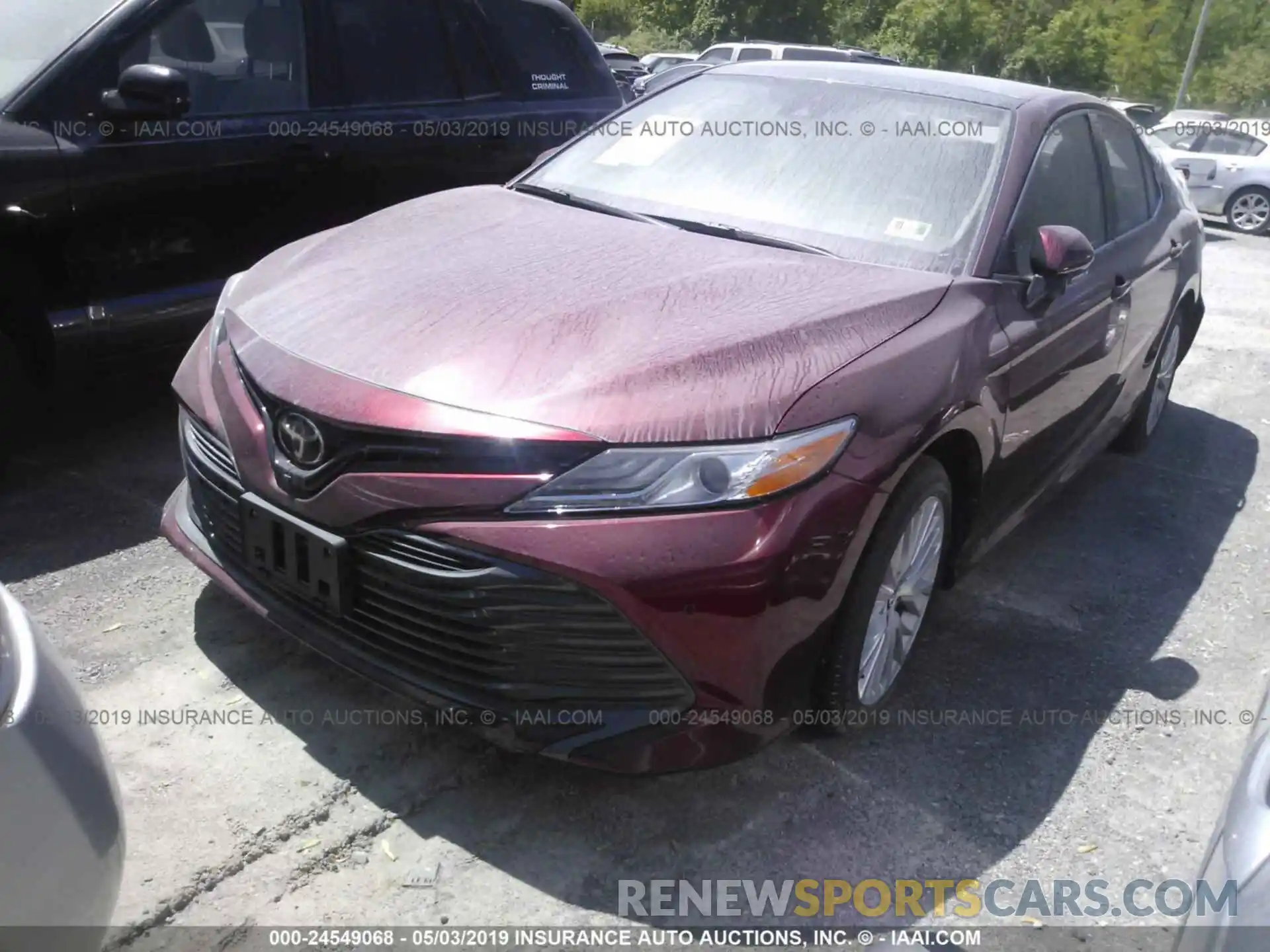 2 Photograph of a damaged car 4T1B11HK7KU695361 TOYOTA CAMRY 2019