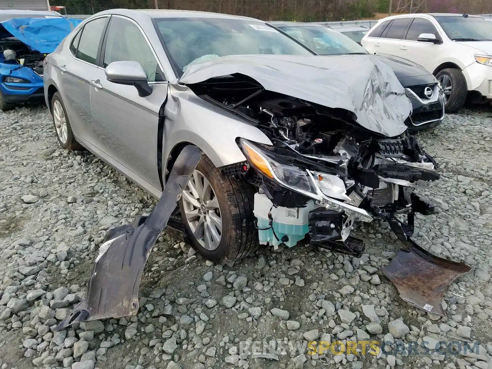 1 Photograph of a damaged car 4T1B11HK7KU696395 TOYOTA CAMRY 2019