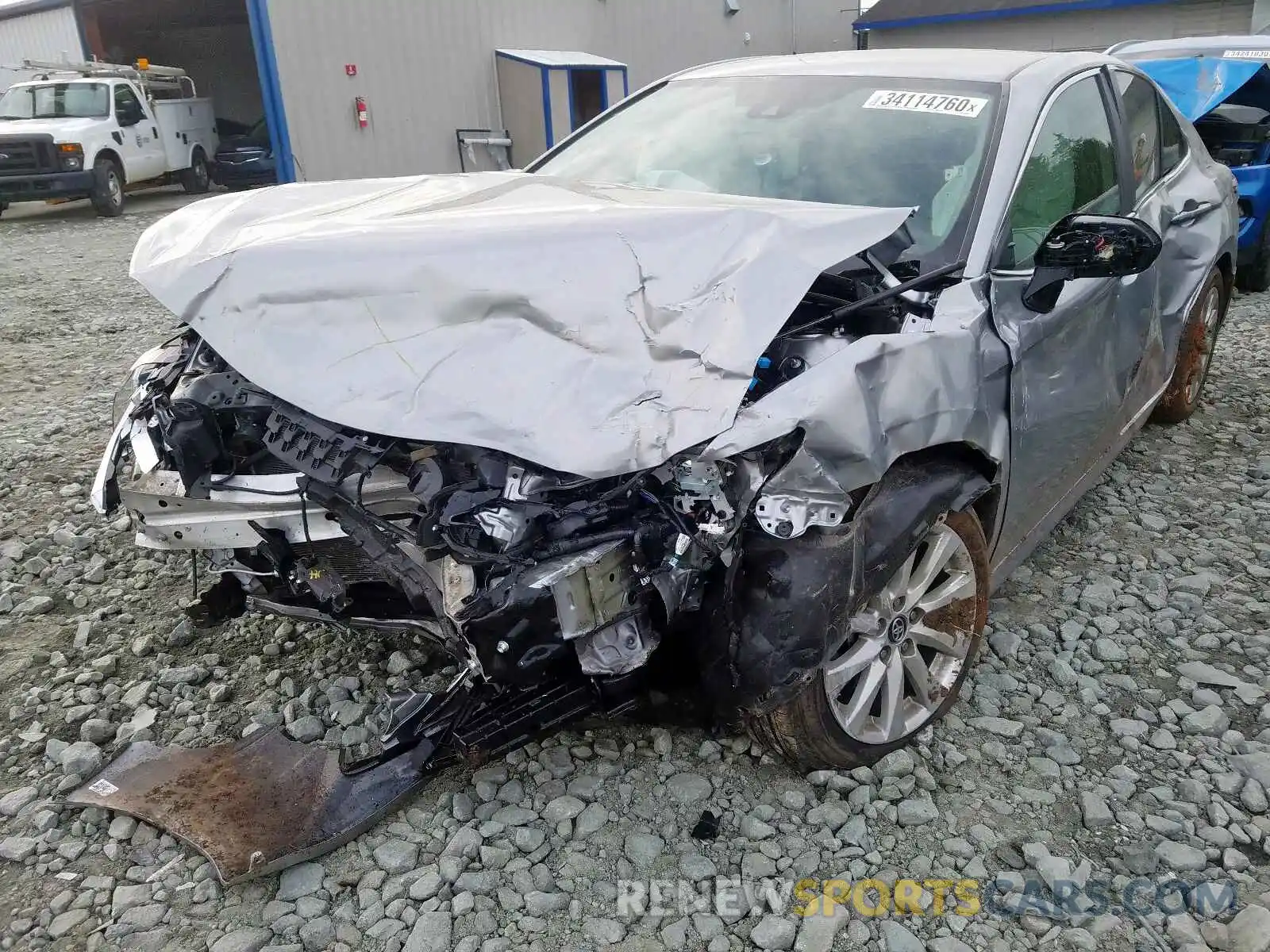 2 Photograph of a damaged car 4T1B11HK7KU696395 TOYOTA CAMRY 2019