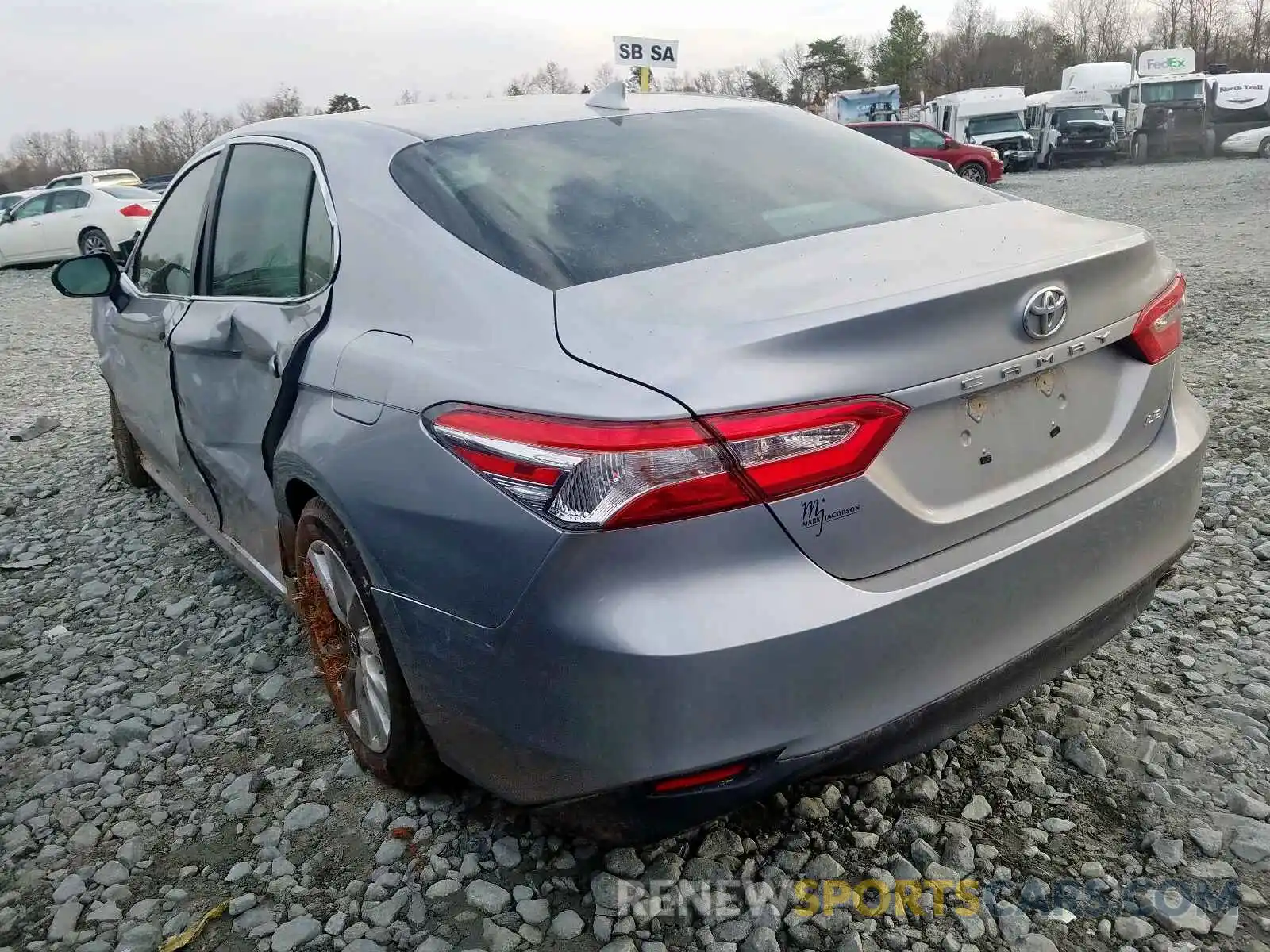 3 Photograph of a damaged car 4T1B11HK7KU696395 TOYOTA CAMRY 2019