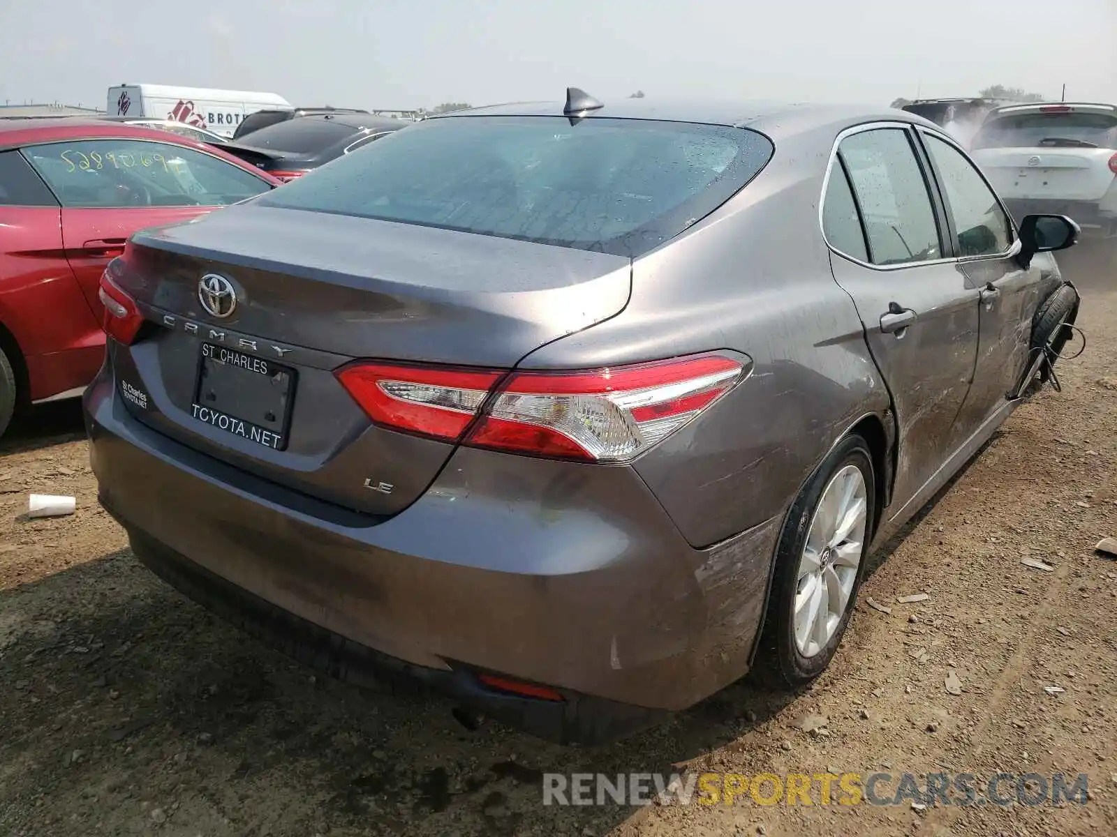 4 Photograph of a damaged car 4T1B11HK7KU697630 TOYOTA CAMRY 2019