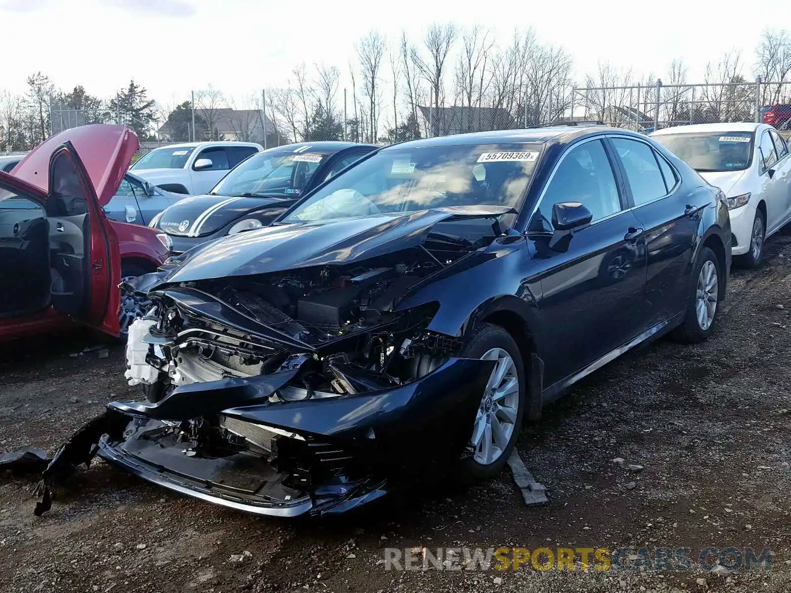 2 Photograph of a damaged car 4T1B11HK7KU699670 TOYOTA CAMRY 2019