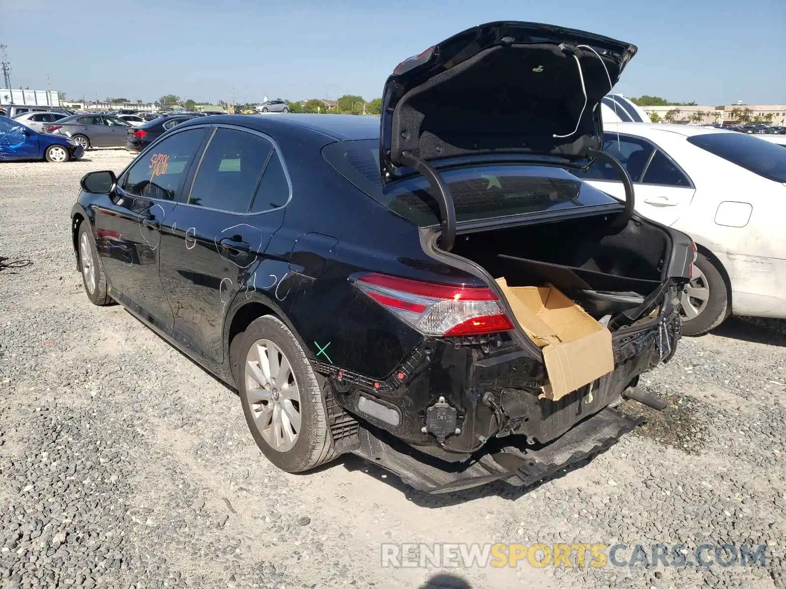 3 Photograph of a damaged car 4T1B11HK7KU701899 TOYOTA CAMRY 2019