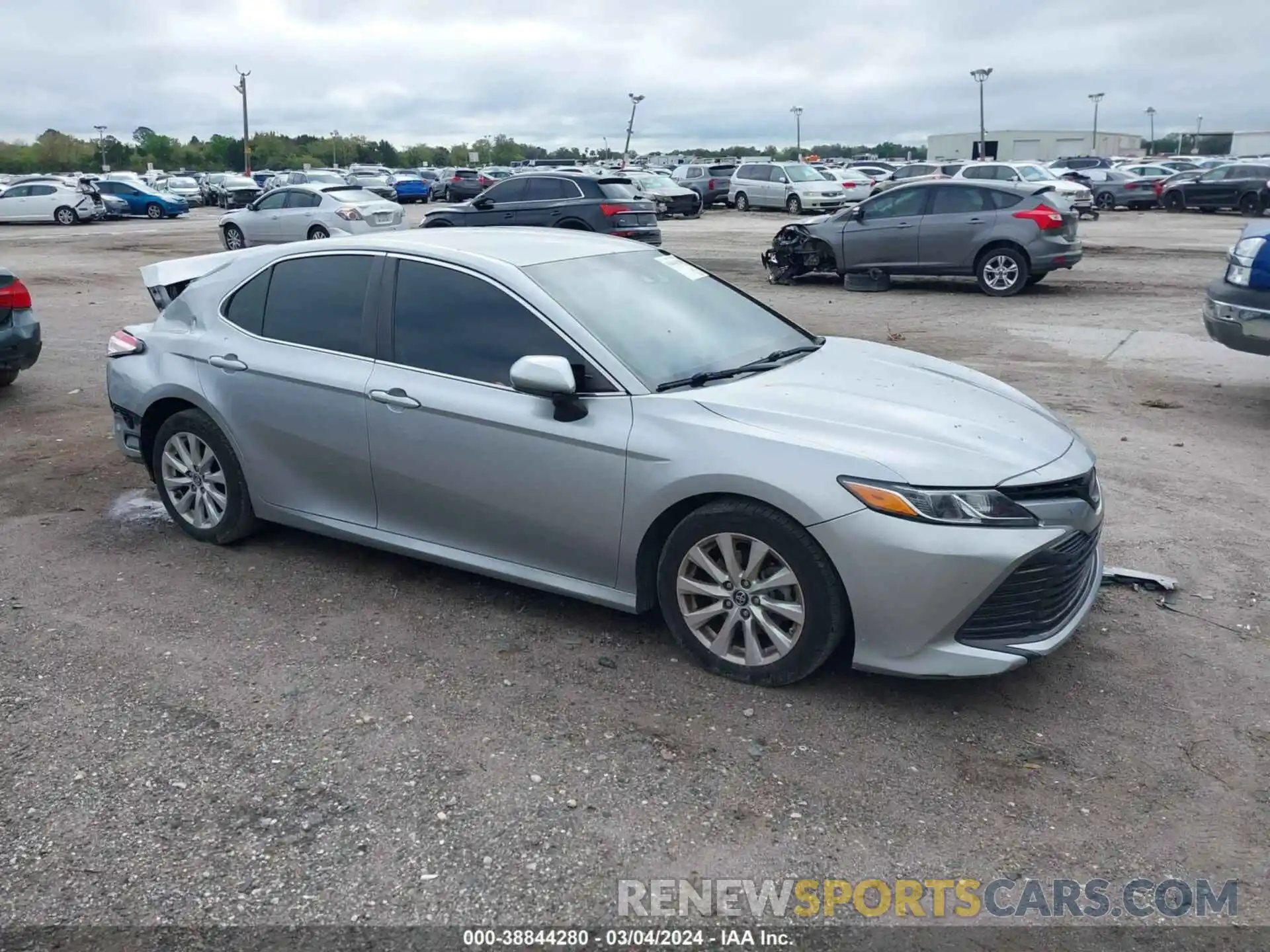 1 Photograph of a damaged car 4T1B11HK7KU703670 TOYOTA CAMRY 2019