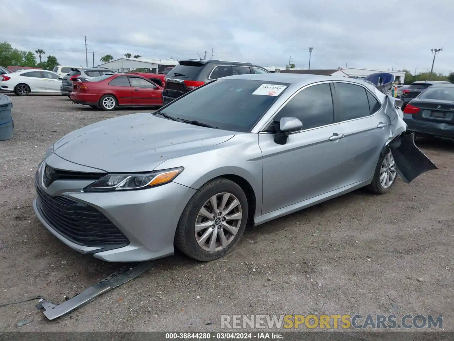 2 Photograph of a damaged car 4T1B11HK7KU703670 TOYOTA CAMRY 2019