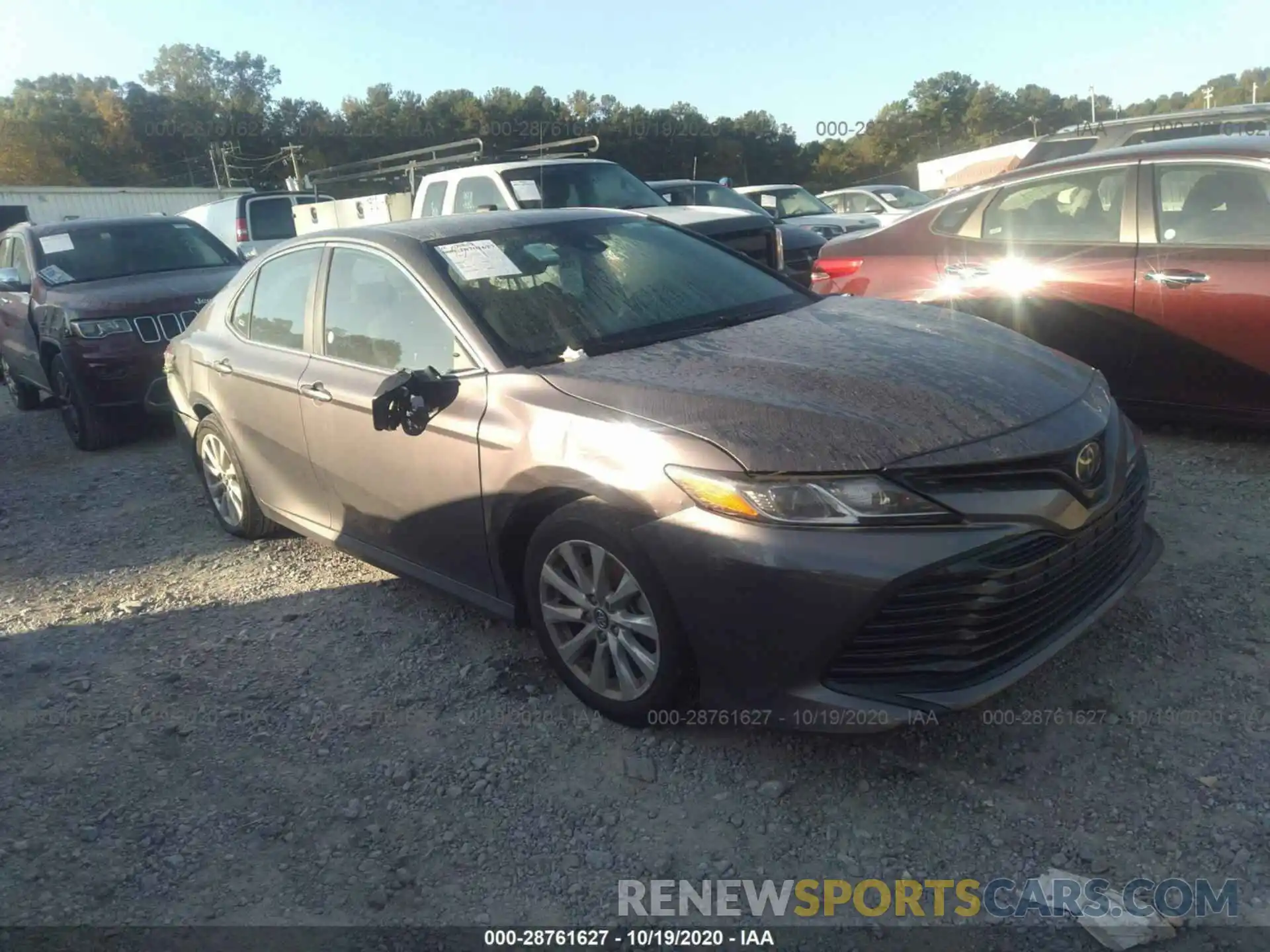 1 Photograph of a damaged car 4T1B11HK7KU706973 TOYOTA CAMRY 2019