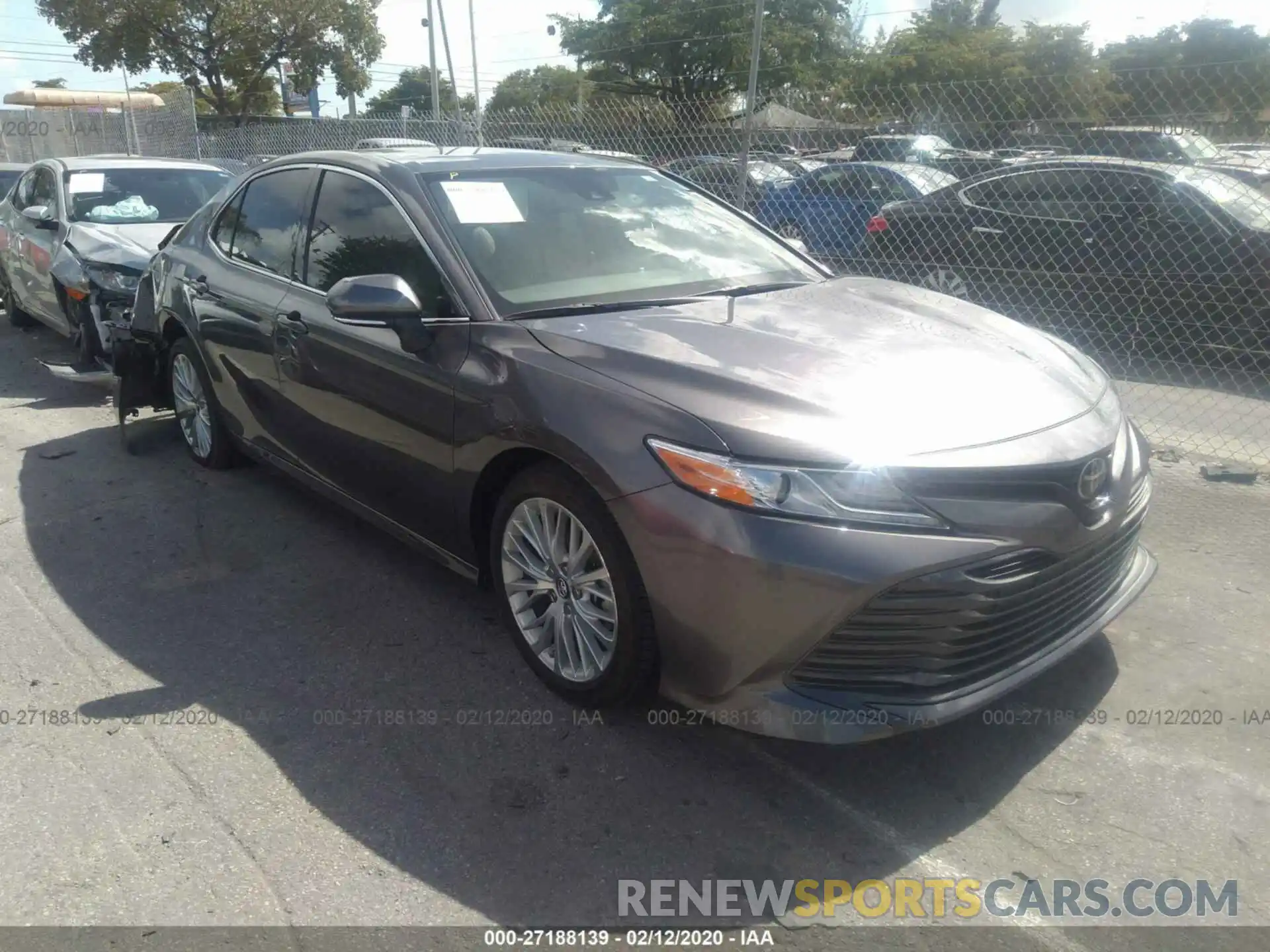 1 Photograph of a damaged car 4T1B11HK7KU707380 TOYOTA CAMRY 2019