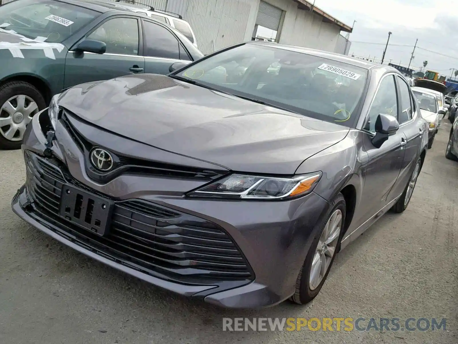 2 Photograph of a damaged car 4T1B11HK7KU709436 TOYOTA CAMRY 2019