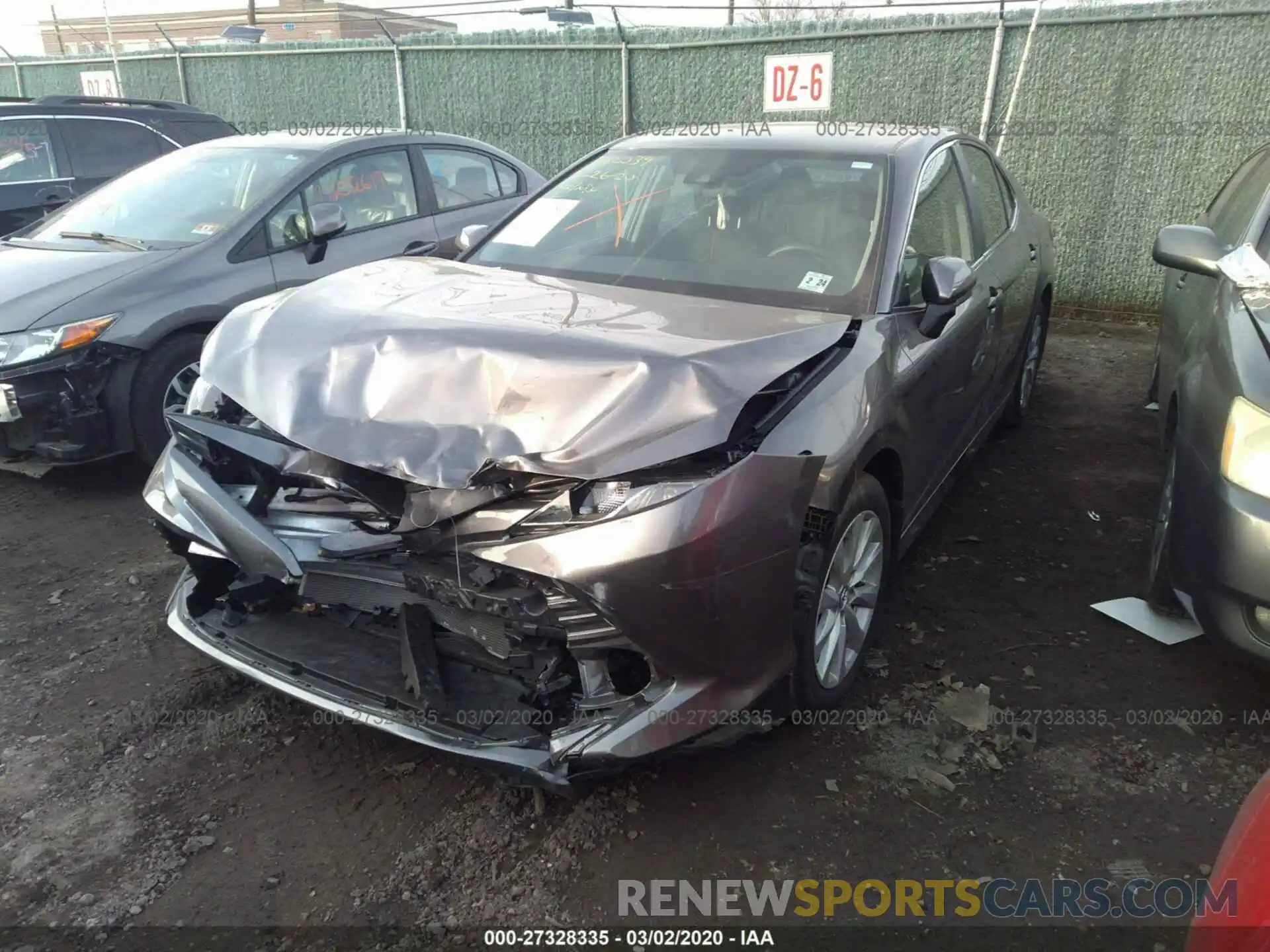 2 Photograph of a damaged car 4T1B11HK7KU709467 TOYOTA CAMRY 2019