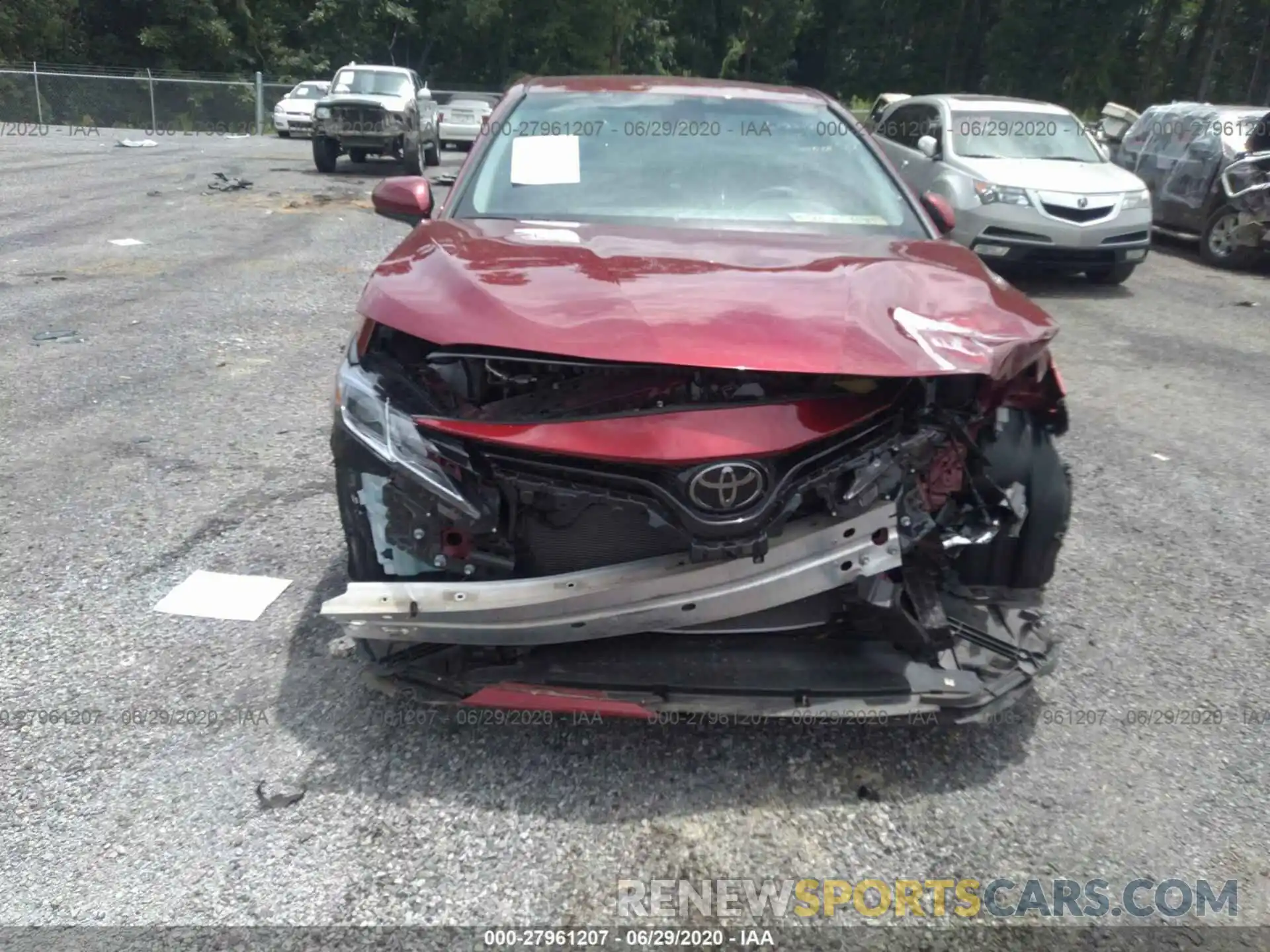 6 Photograph of a damaged car 4T1B11HK7KU709680 TOYOTA CAMRY 2019