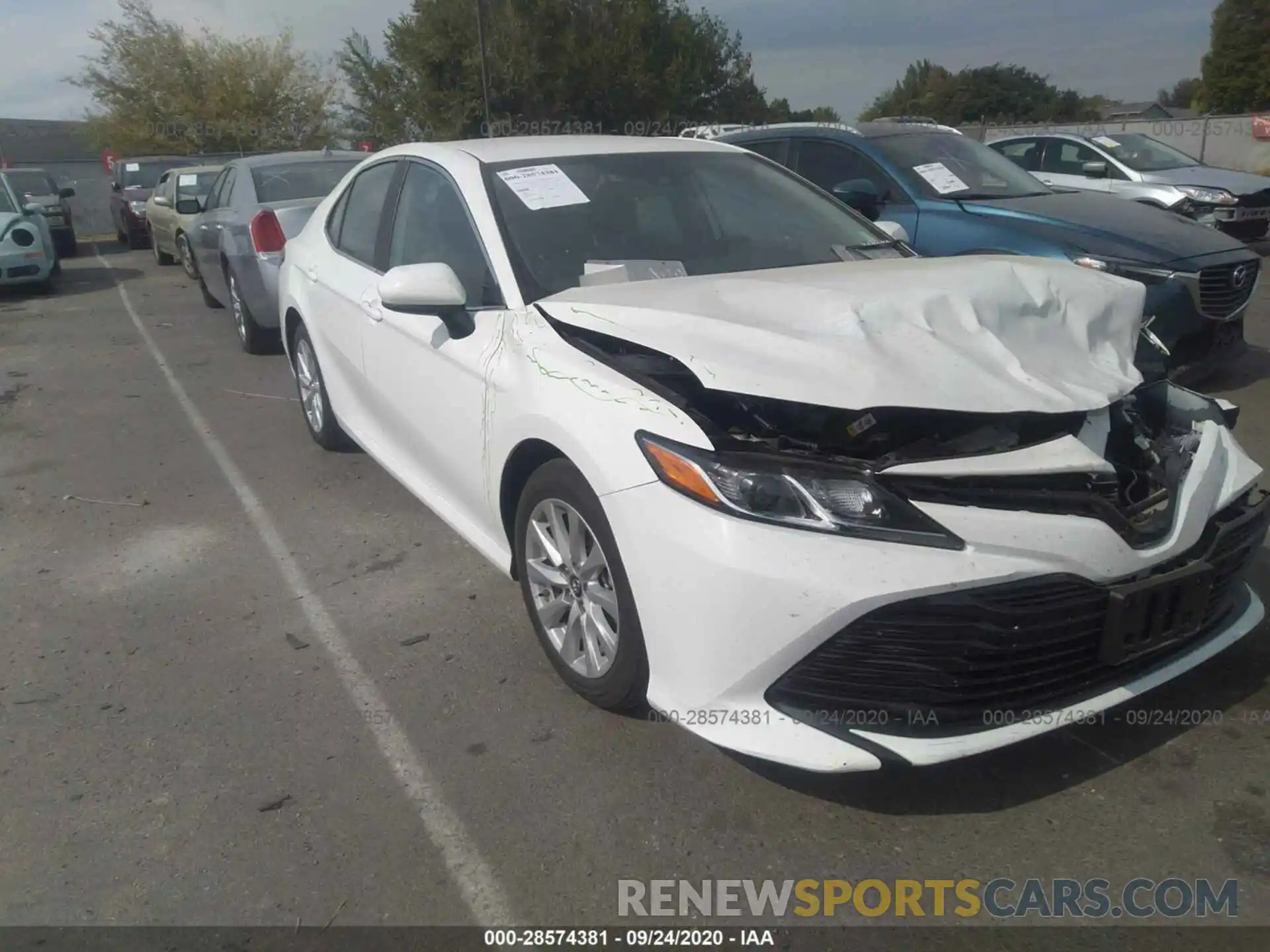 1 Photograph of a damaged car 4T1B11HK7KU714183 TOYOTA CAMRY 2019