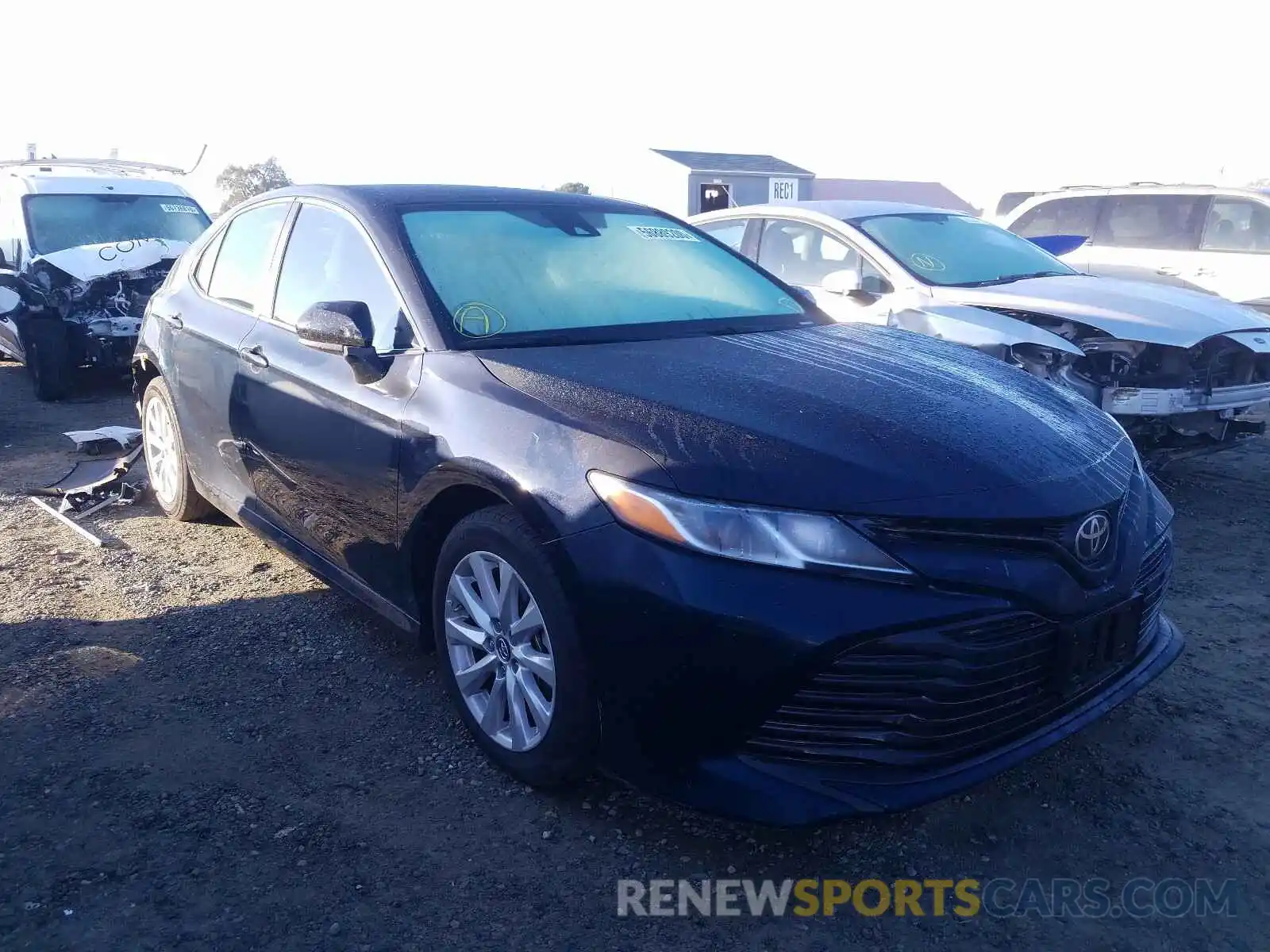 1 Photograph of a damaged car 4T1B11HK7KU715026 TOYOTA CAMRY 2019