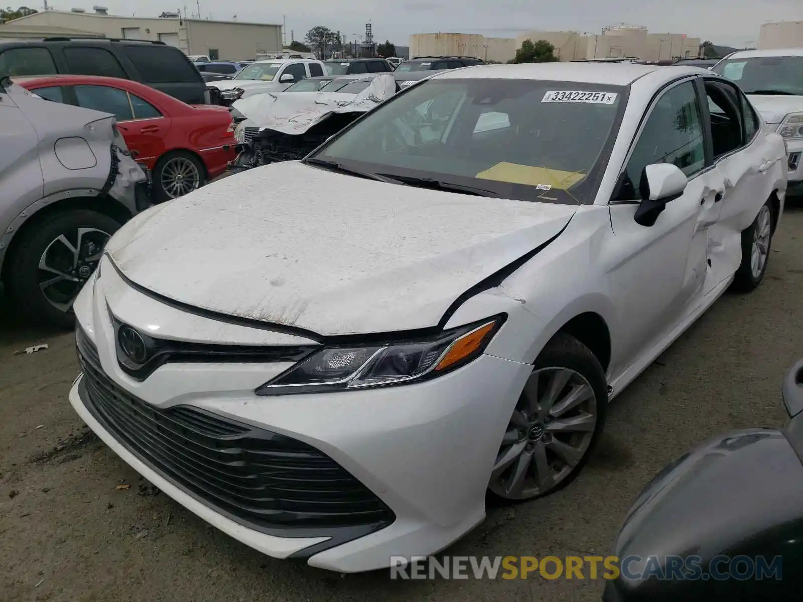 2 Photograph of a damaged car 4T1B11HK7KU718153 TOYOTA CAMRY 2019