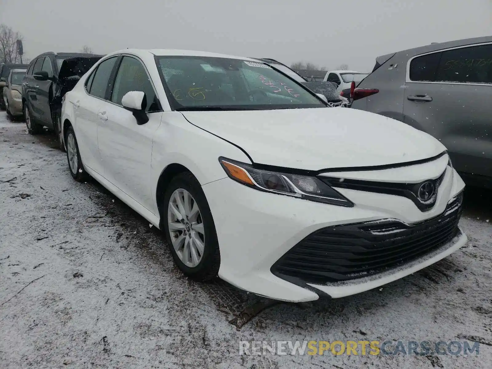 1 Photograph of a damaged car 4T1B11HK7KU718783 TOYOTA CAMRY 2019