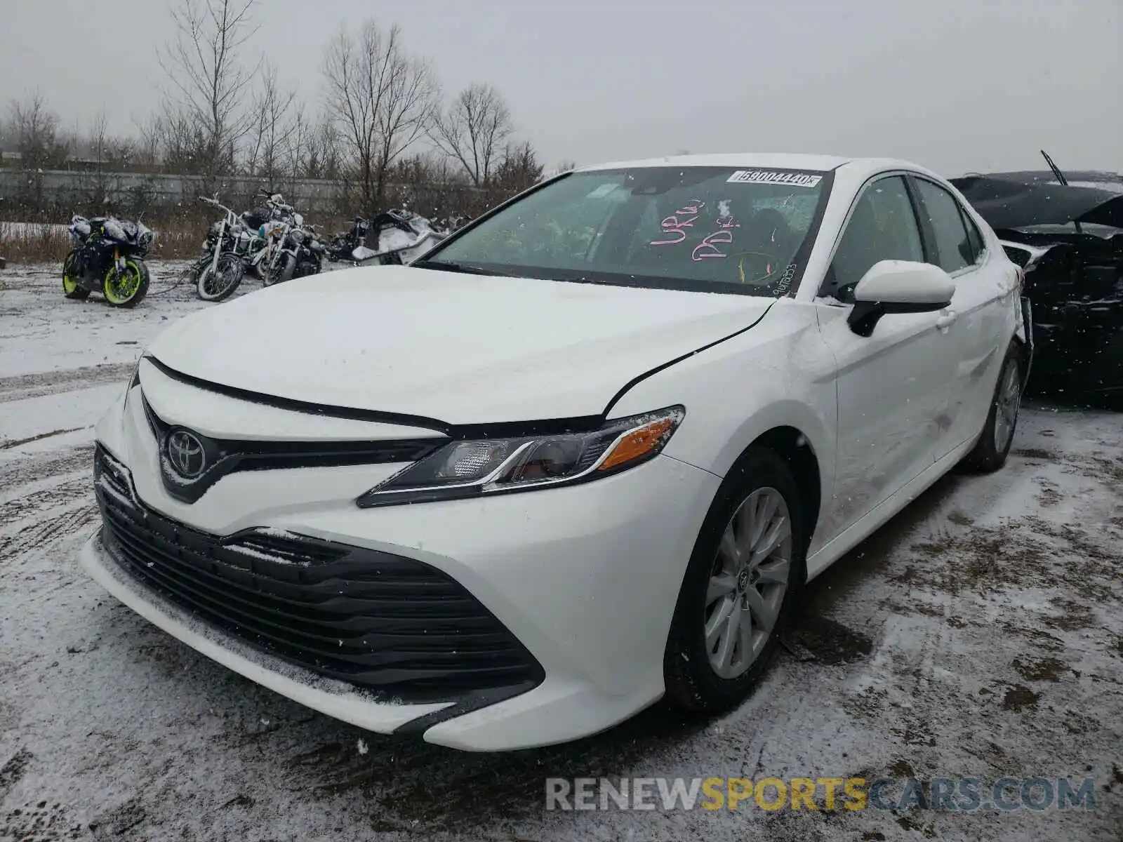 2 Photograph of a damaged car 4T1B11HK7KU718783 TOYOTA CAMRY 2019