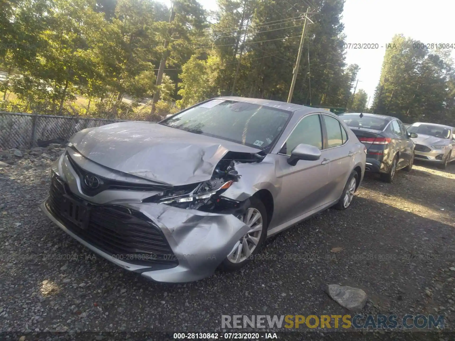 2 Photograph of a damaged car 4T1B11HK7KU718833 TOYOTA CAMRY 2019