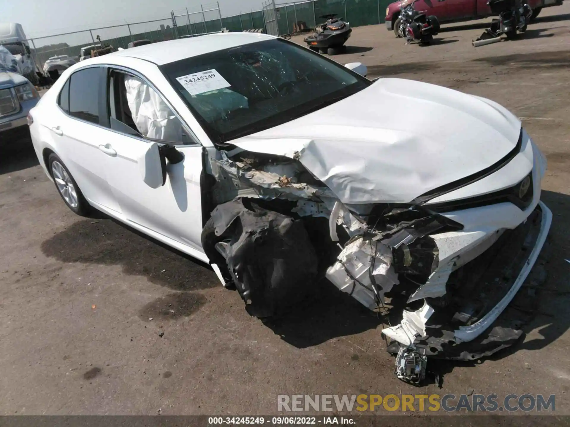 1 Photograph of a damaged car 4T1B11HK7KU720498 TOYOTA CAMRY 2019