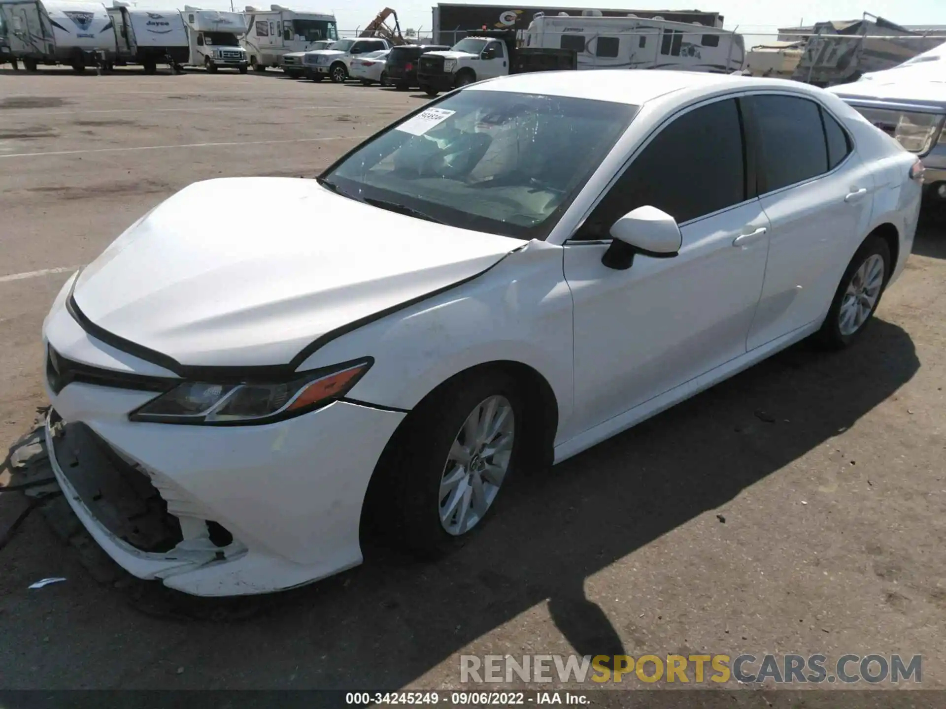 2 Photograph of a damaged car 4T1B11HK7KU720498 TOYOTA CAMRY 2019