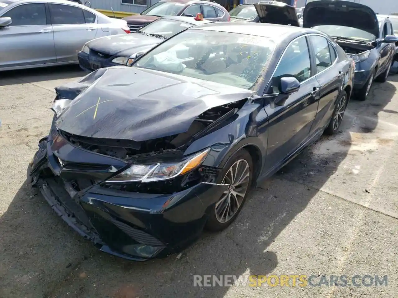 2 Photograph of a damaged car 4T1B11HK7KU722901 TOYOTA CAMRY 2019