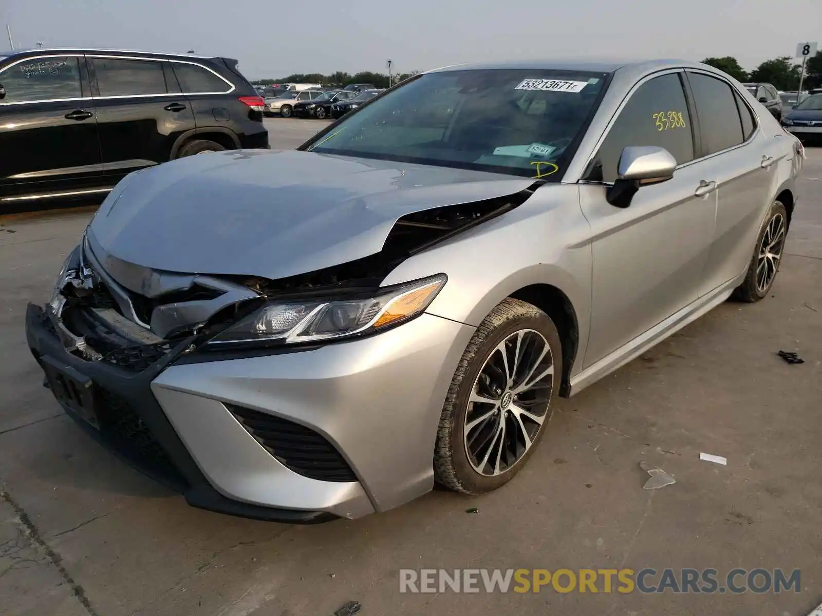 2 Photograph of a damaged car 4T1B11HK7KU724163 TOYOTA CAMRY 2019