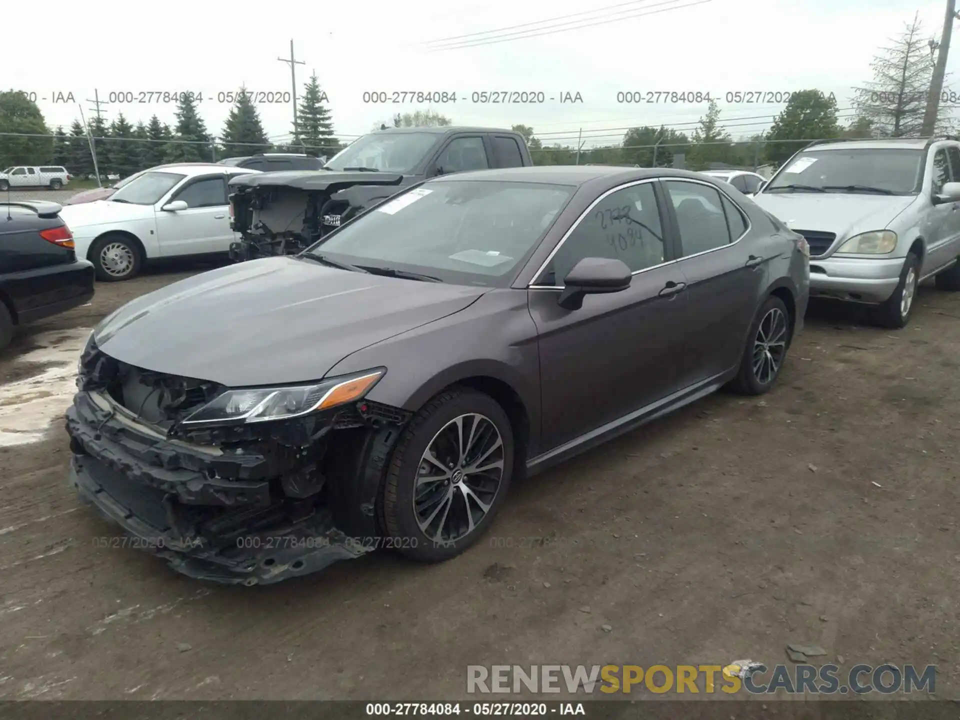 2 Photograph of a damaged car 4T1B11HK7KU724860 TOYOTA CAMRY 2019