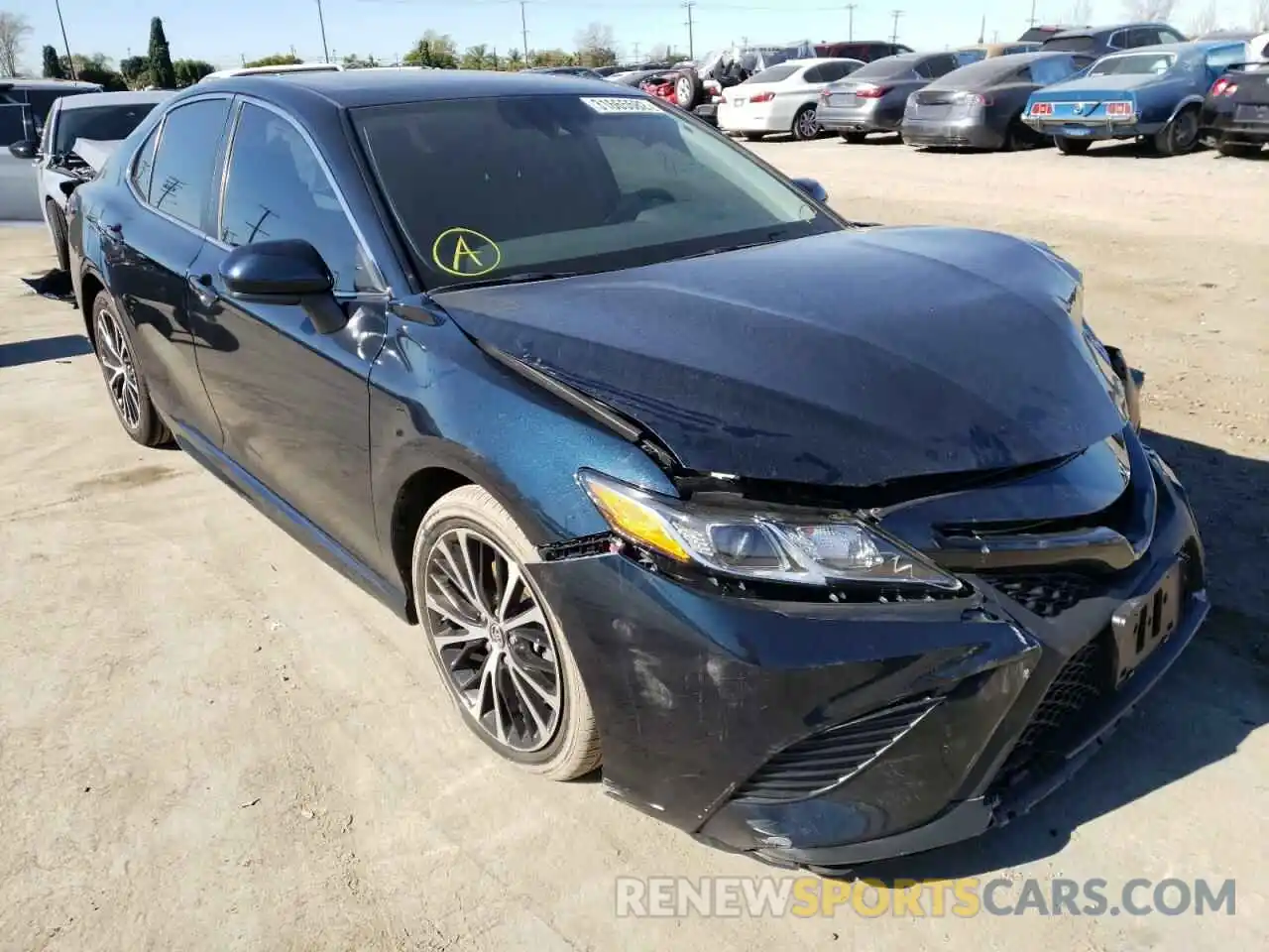 1 Photograph of a damaged car 4T1B11HK7KU729296 TOYOTA CAMRY 2019