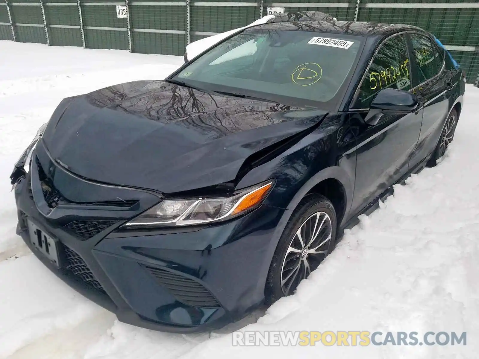 2 Photograph of a damaged car 4T1B11HK7KU729587 TOYOTA CAMRY 2019