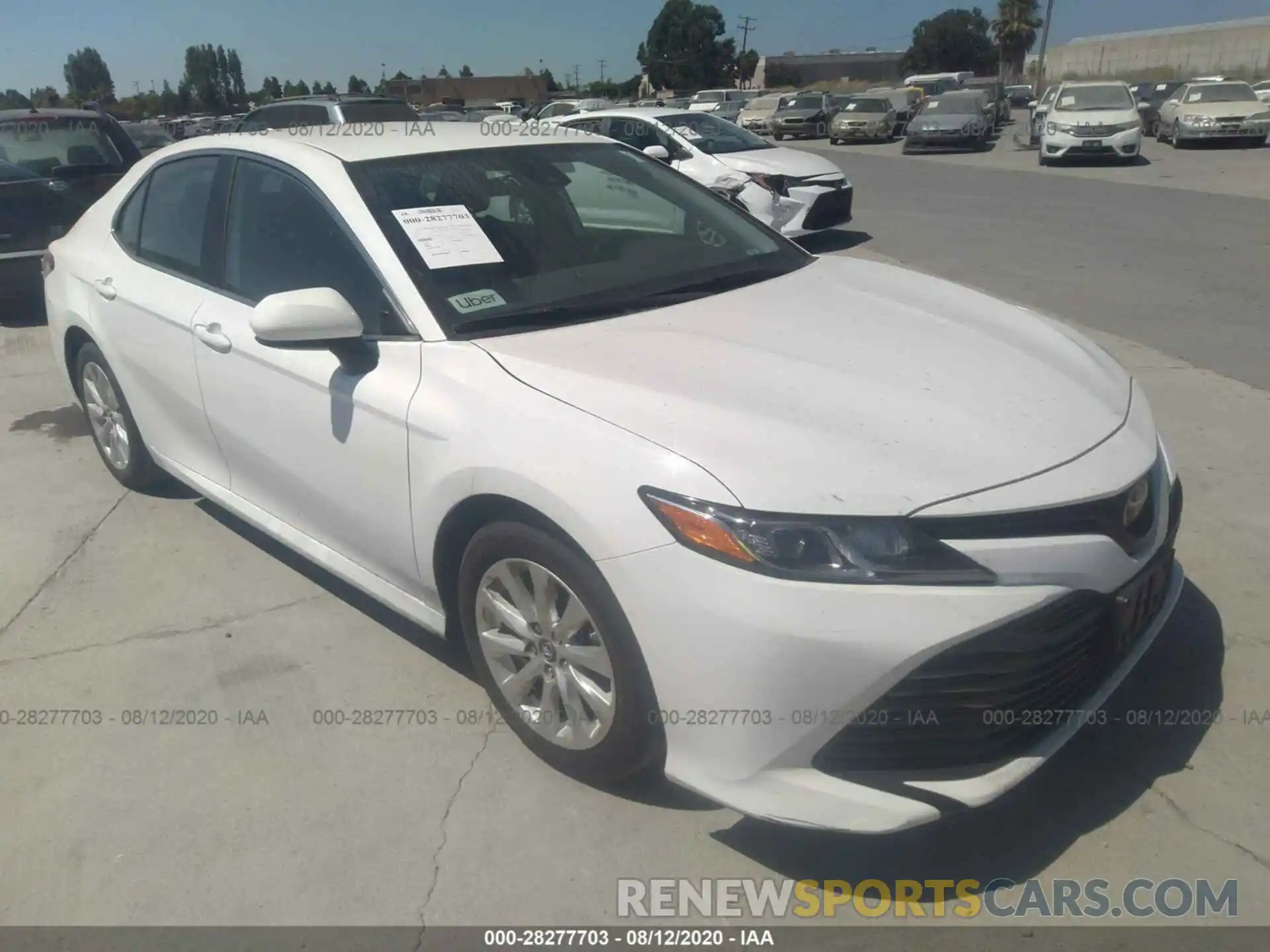 1 Photograph of a damaged car 4T1B11HK7KU729833 TOYOTA CAMRY 2019