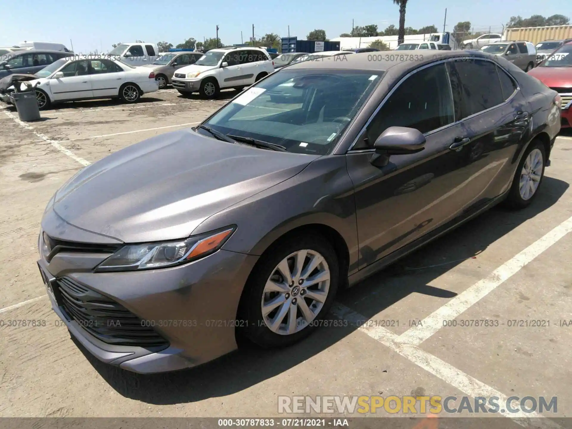 2 Photograph of a damaged car 4T1B11HK7KU730612 TOYOTA CAMRY 2019