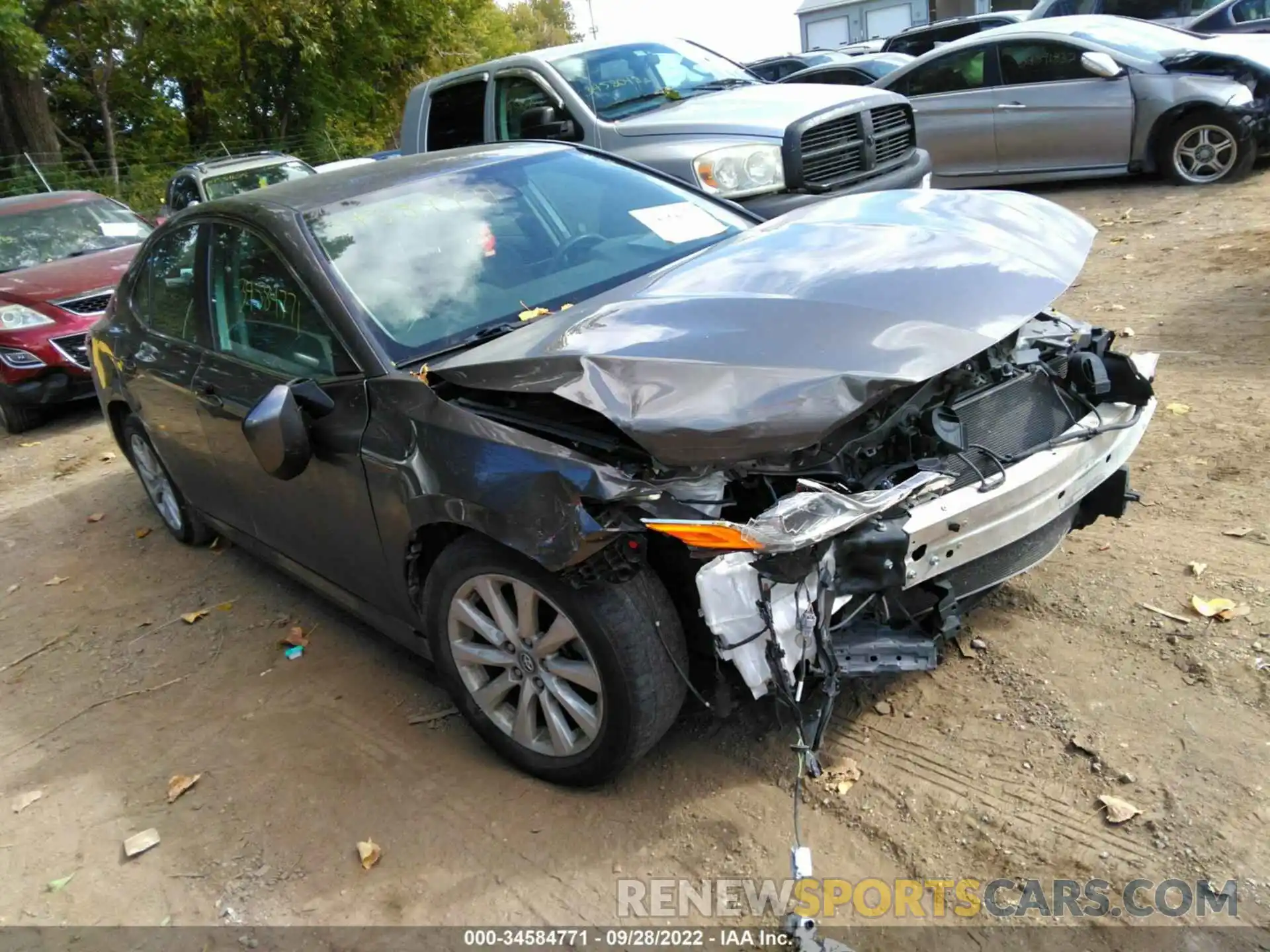 1 Photograph of a damaged car 4T1B11HK7KU730772 TOYOTA CAMRY 2019