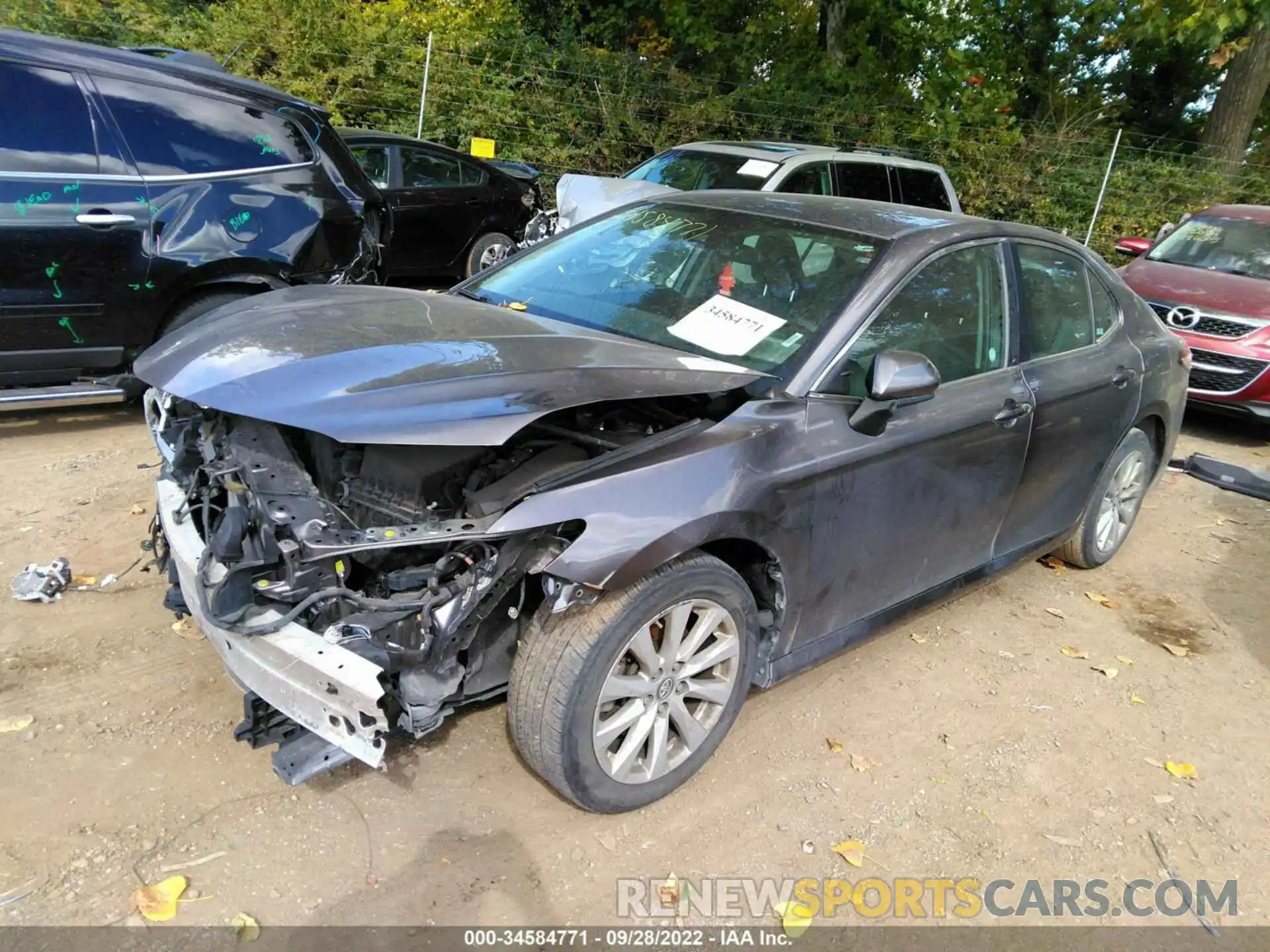 2 Photograph of a damaged car 4T1B11HK7KU730772 TOYOTA CAMRY 2019