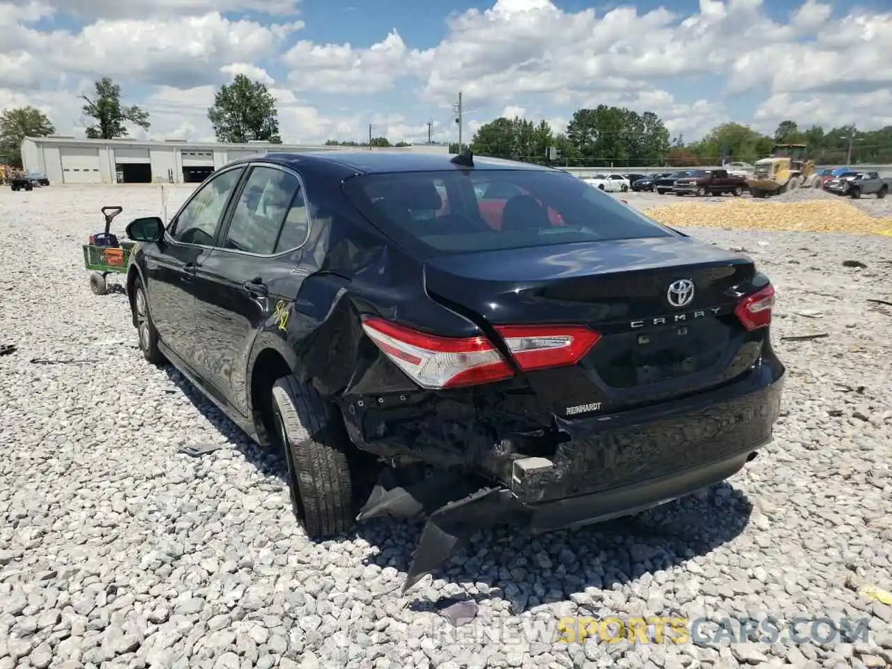 3 Photograph of a damaged car 4T1B11HK7KU732005 TOYOTA CAMRY 2019