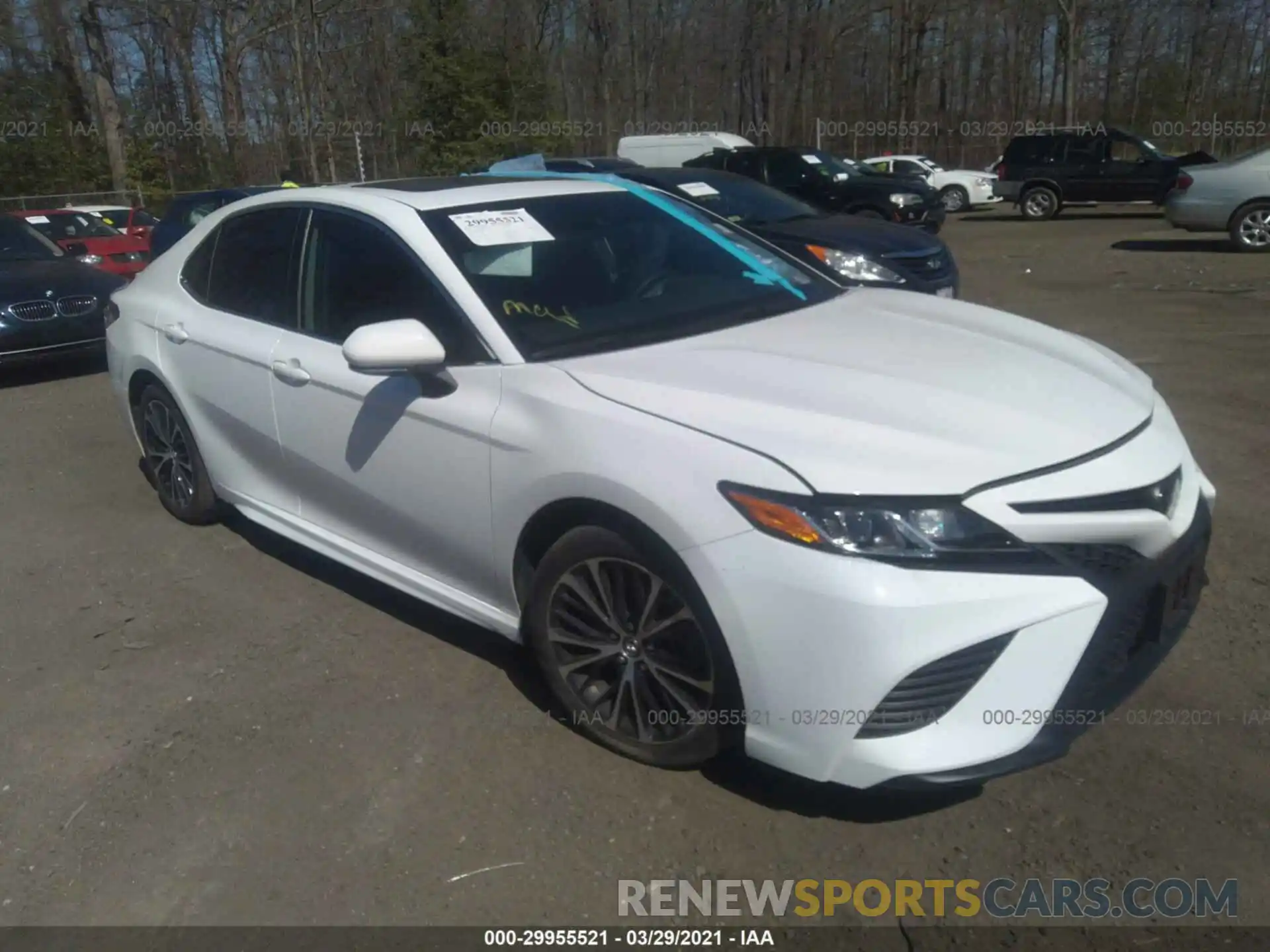 1 Photograph of a damaged car 4T1B11HK7KU734076 TOYOTA CAMRY 2019