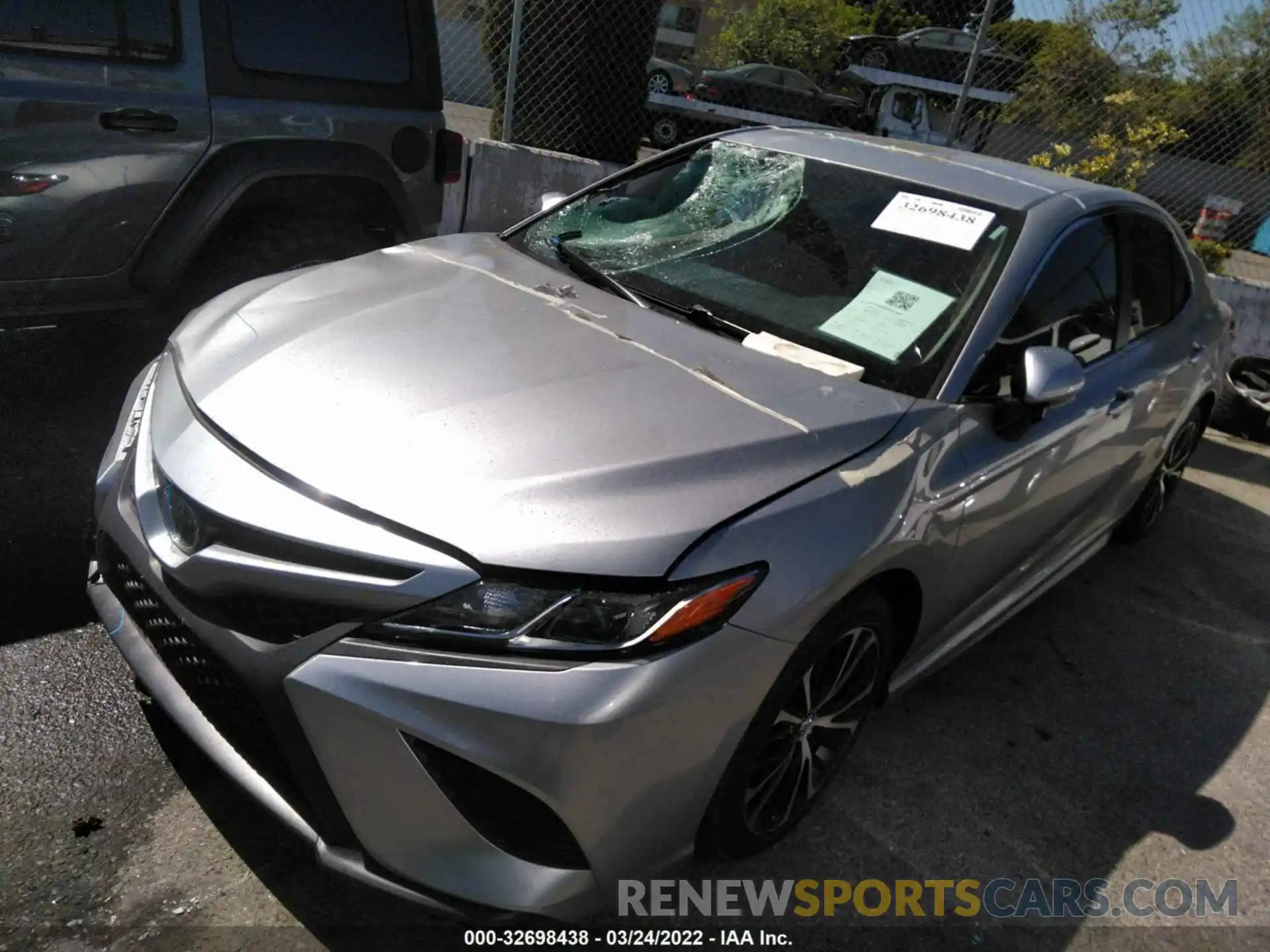 2 Photograph of a damaged car 4T1B11HK7KU734515 TOYOTA CAMRY 2019