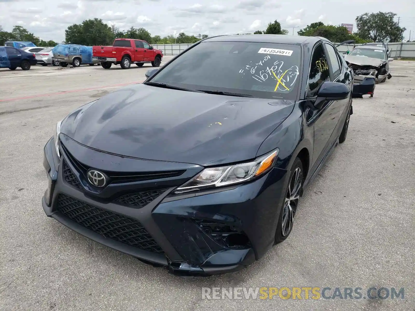 2 Photograph of a damaged car 4T1B11HK7KU736541 TOYOTA CAMRY 2019