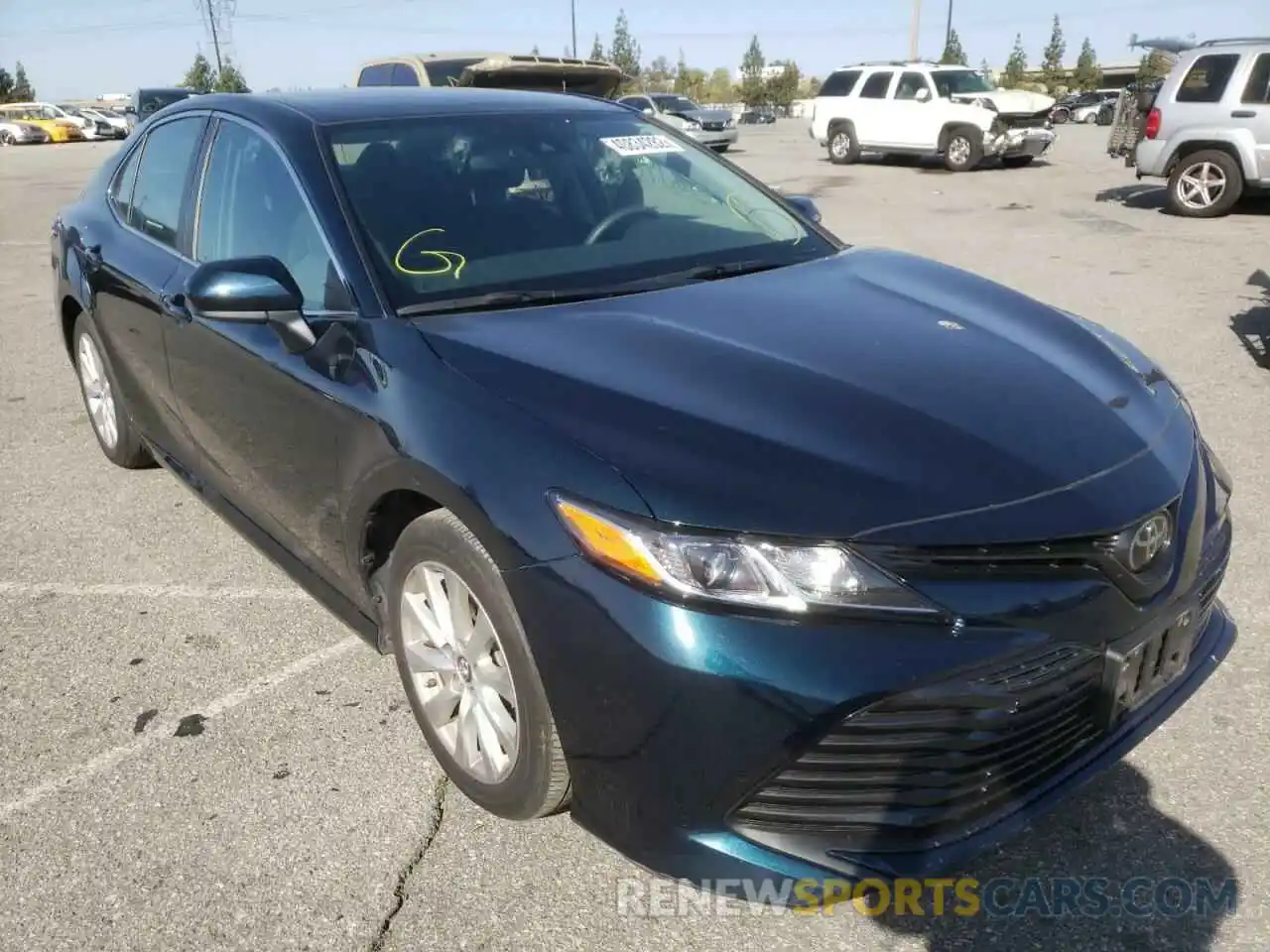 1 Photograph of a damaged car 4T1B11HK7KU736572 TOYOTA CAMRY 2019