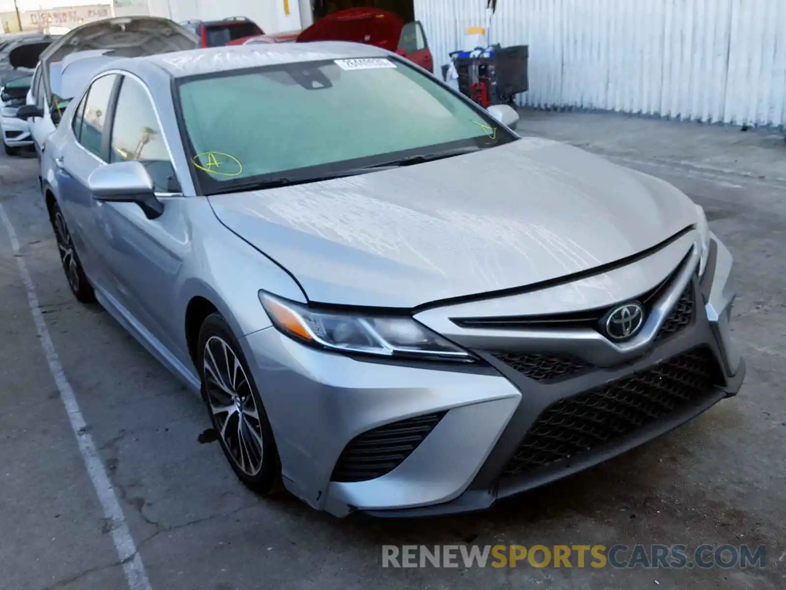 1 Photograph of a damaged car 4T1B11HK7KU738161 TOYOTA CAMRY 2019