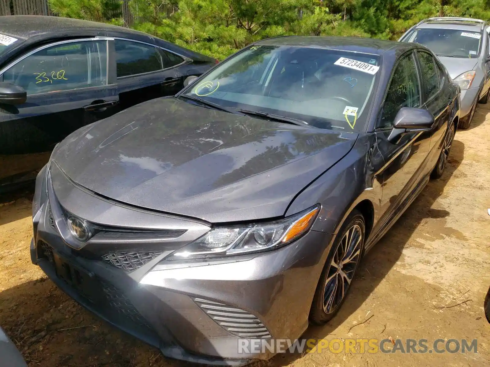 2 Photograph of a damaged car 4T1B11HK7KU739648 TOYOTA CAMRY 2019