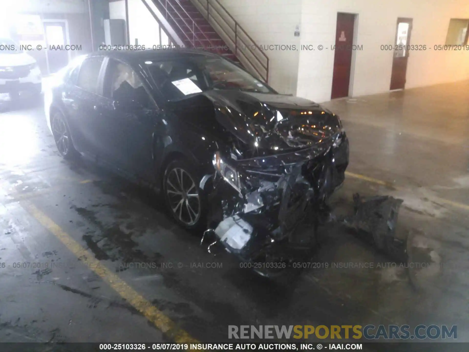 1 Photograph of a damaged car 4T1B11HK7KU740329 TOYOTA CAMRY 2019