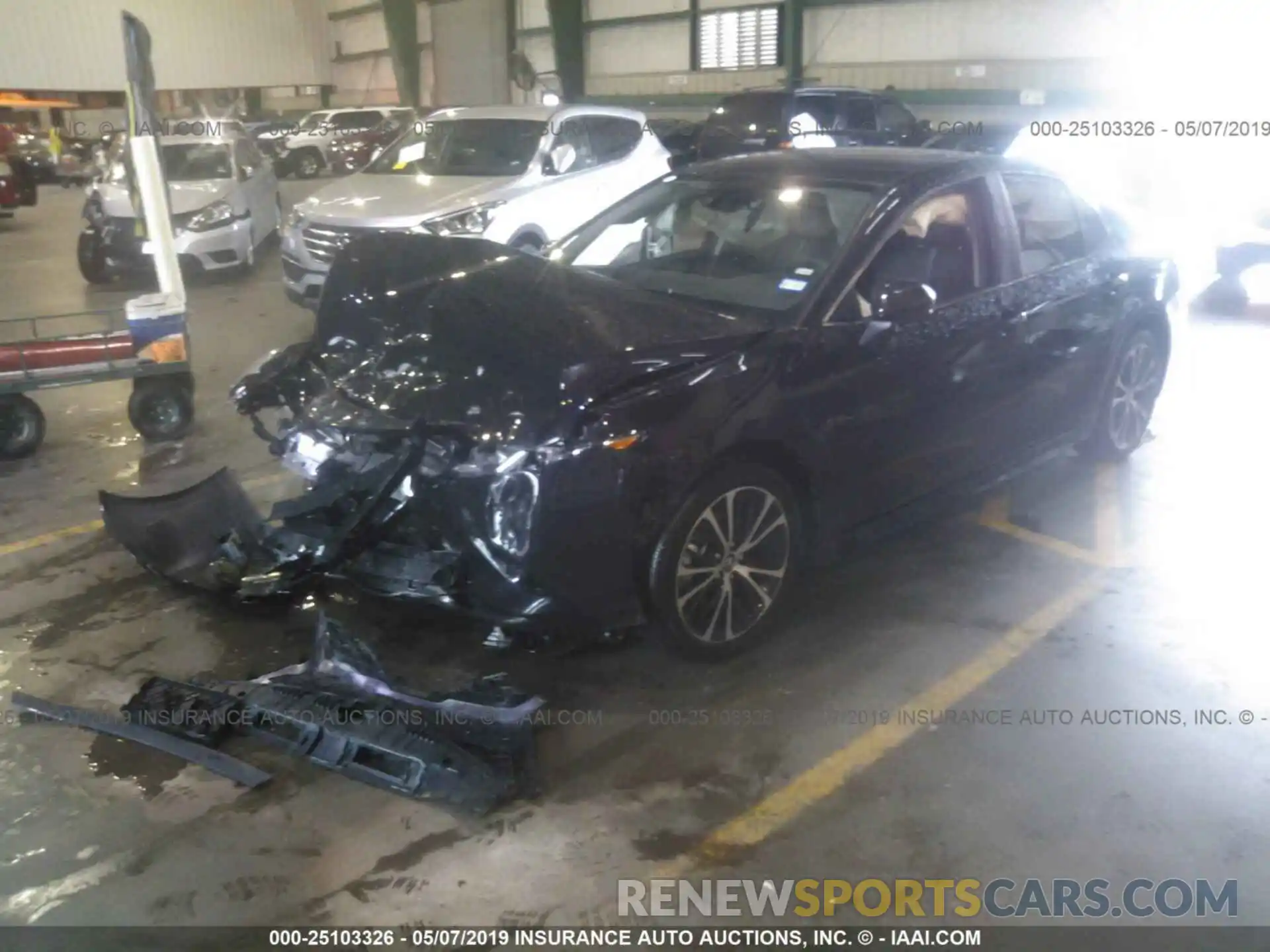 2 Photograph of a damaged car 4T1B11HK7KU740329 TOYOTA CAMRY 2019