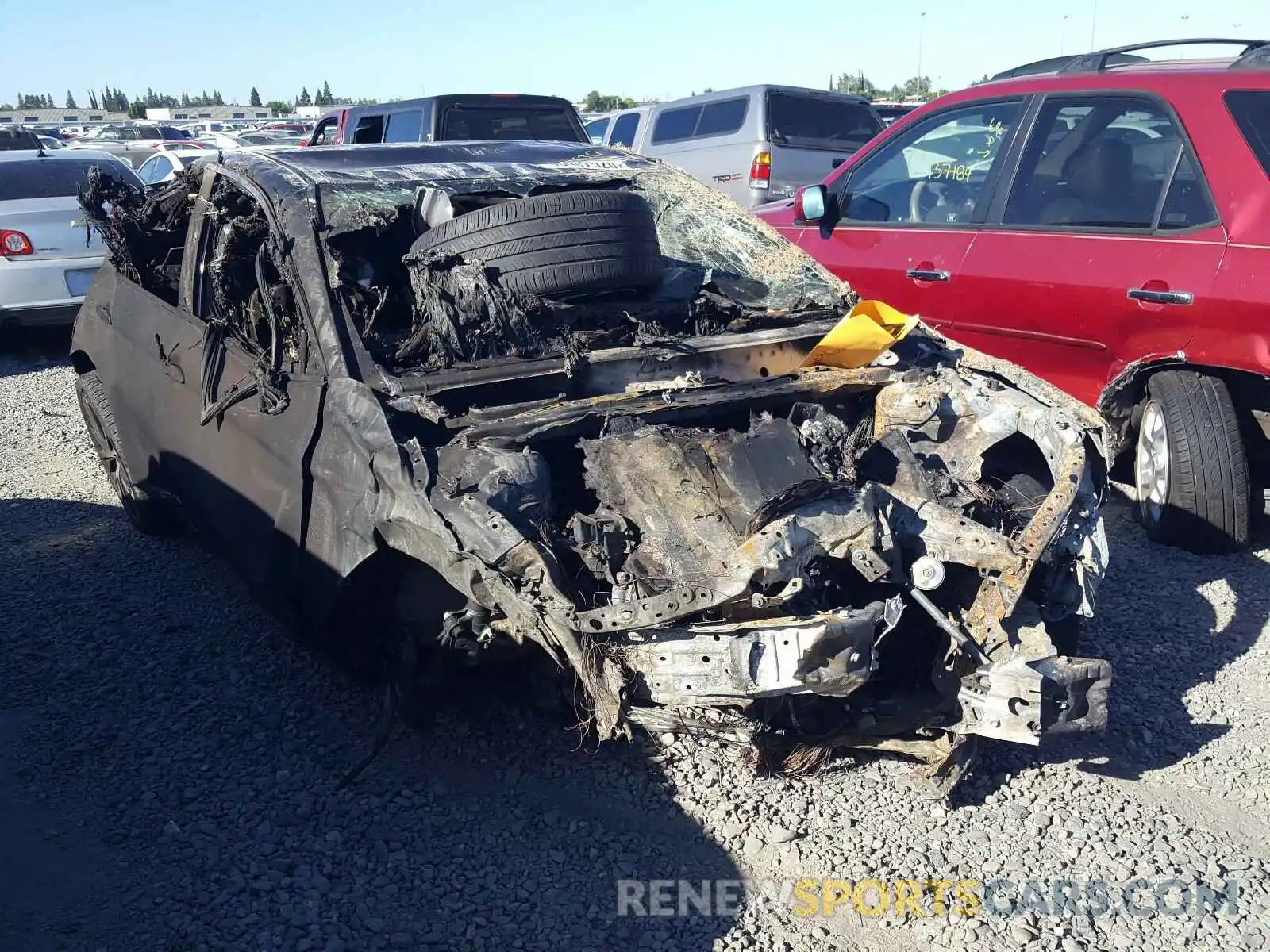 1 Photograph of a damaged car 4T1B11HK7KU740539 TOYOTA CAMRY 2019