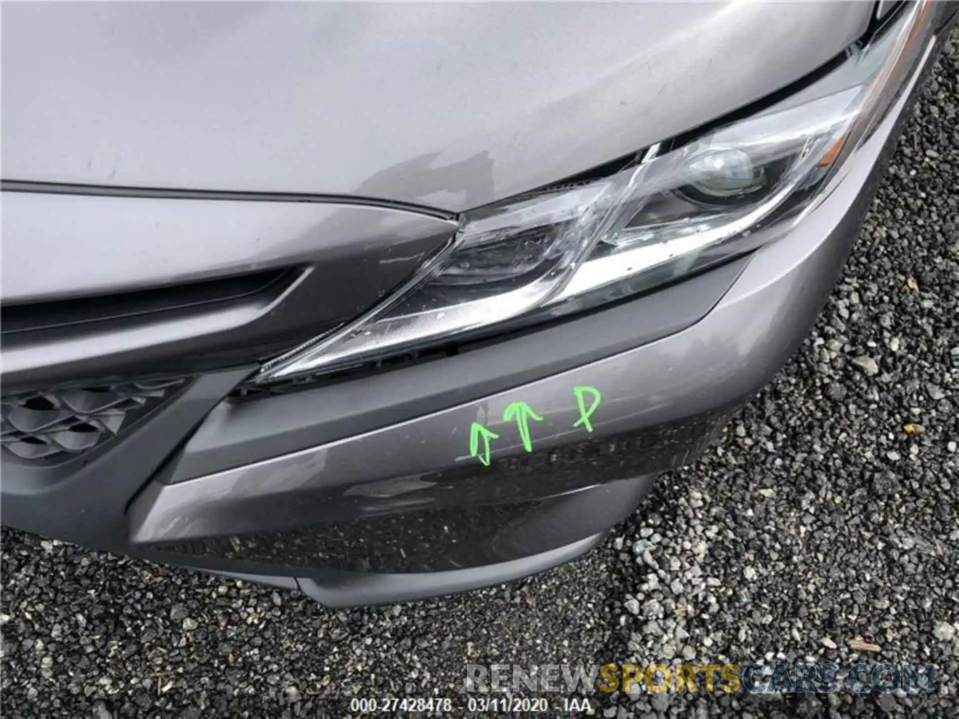 10 Photograph of a damaged car 4T1B11HK7KU741268 TOYOTA CAMRY 2019