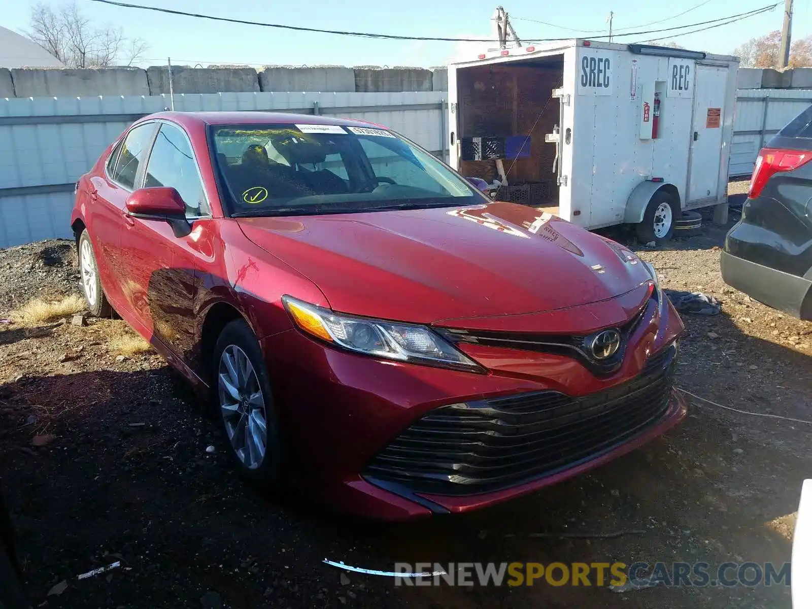 1 Photograph of a damaged car 4T1B11HK7KU741898 TOYOTA CAMRY 2019